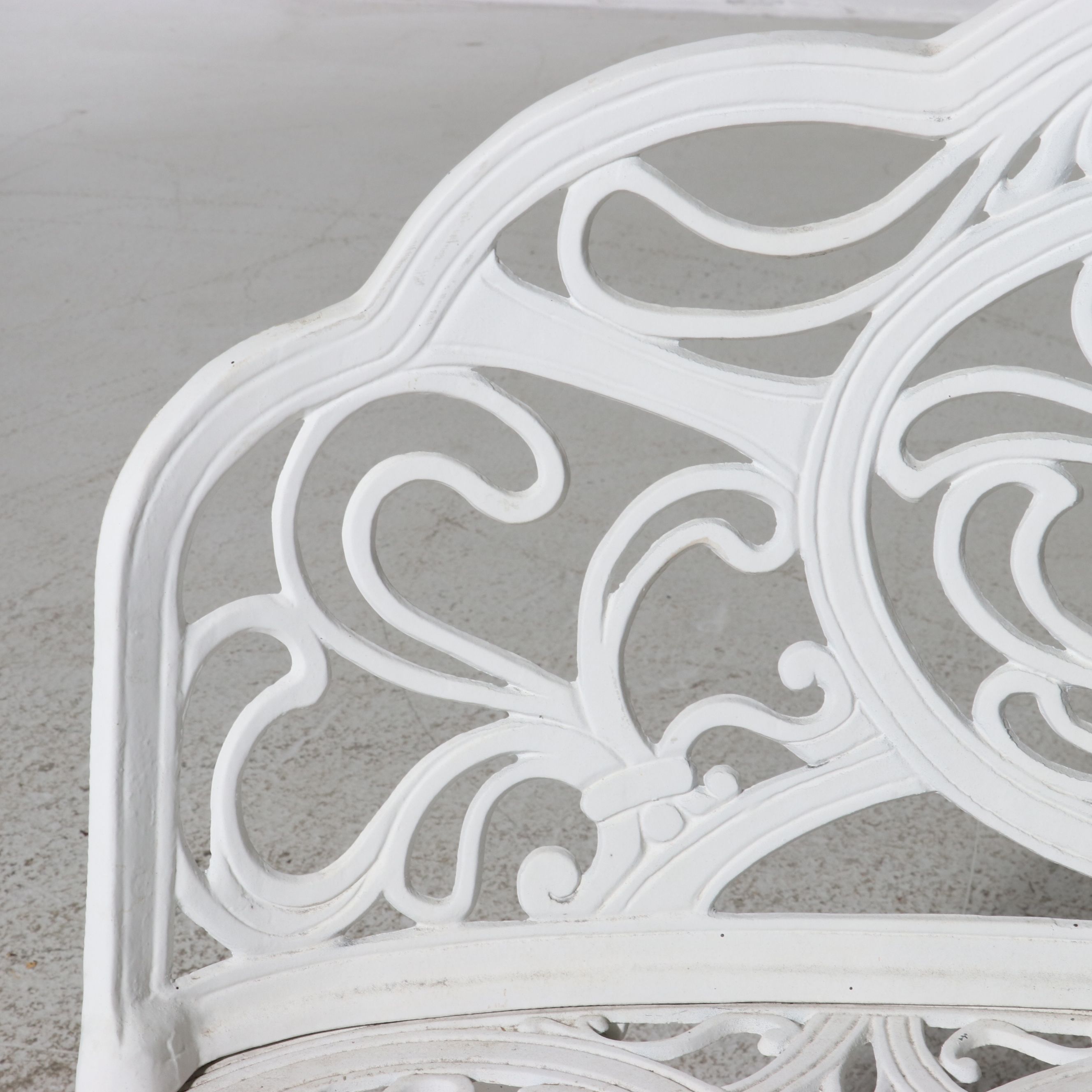 Victorian Style Cast Iron Garden Settee Bench