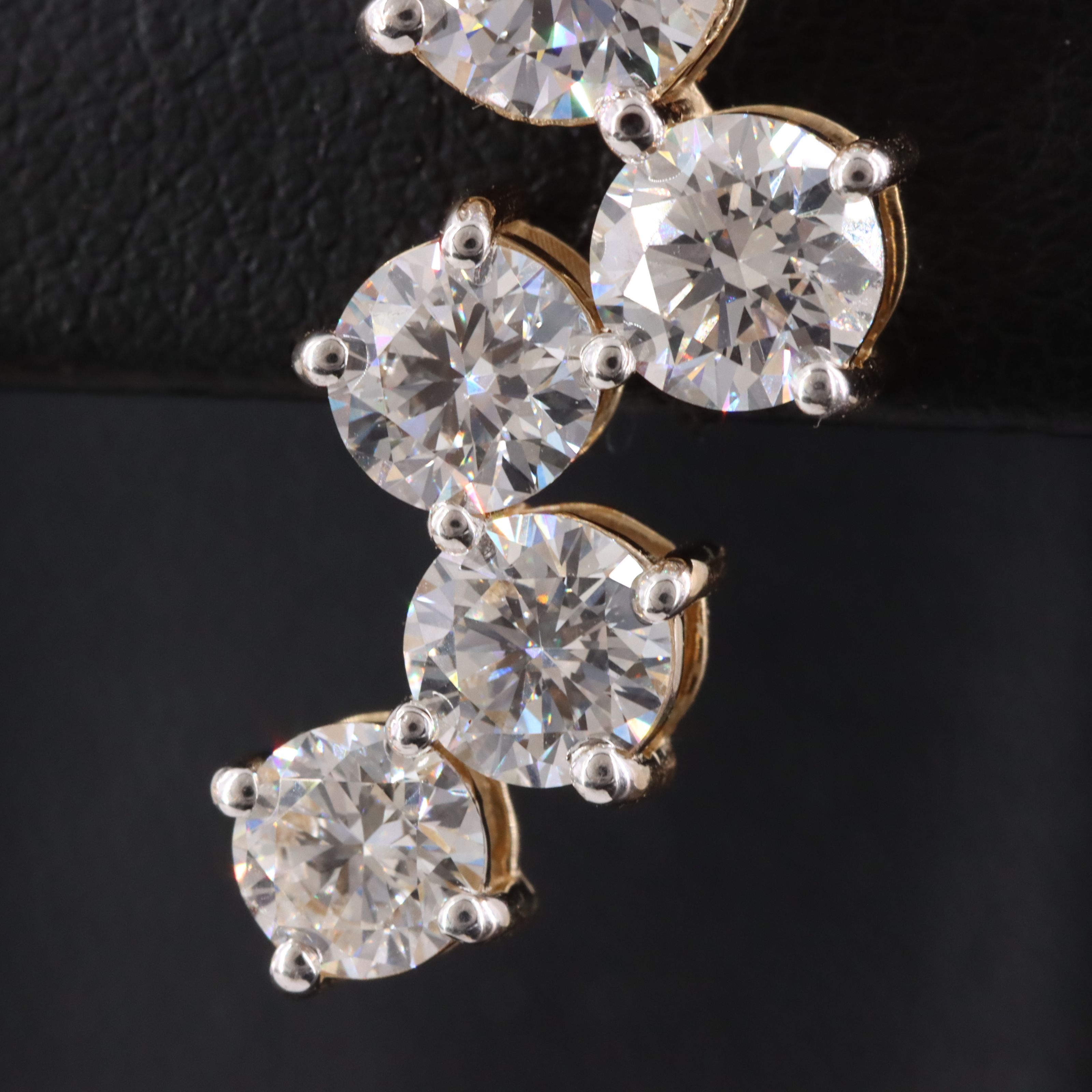 14K 7.08 CTW Lab Grown Diamond Earrings