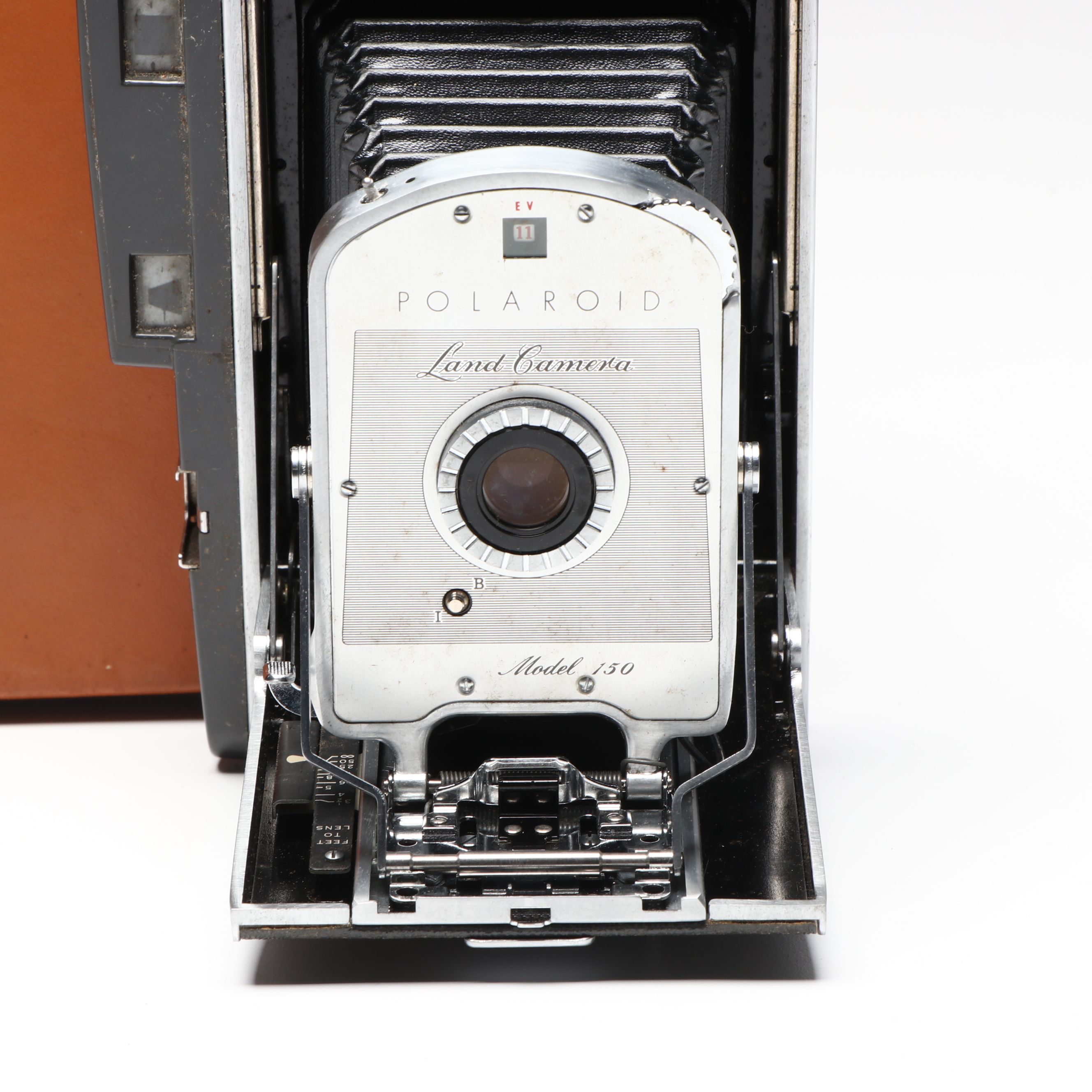 Polaroid Land Camera 150 in Case and More Instant Cameras, Mid to Late 20th C.