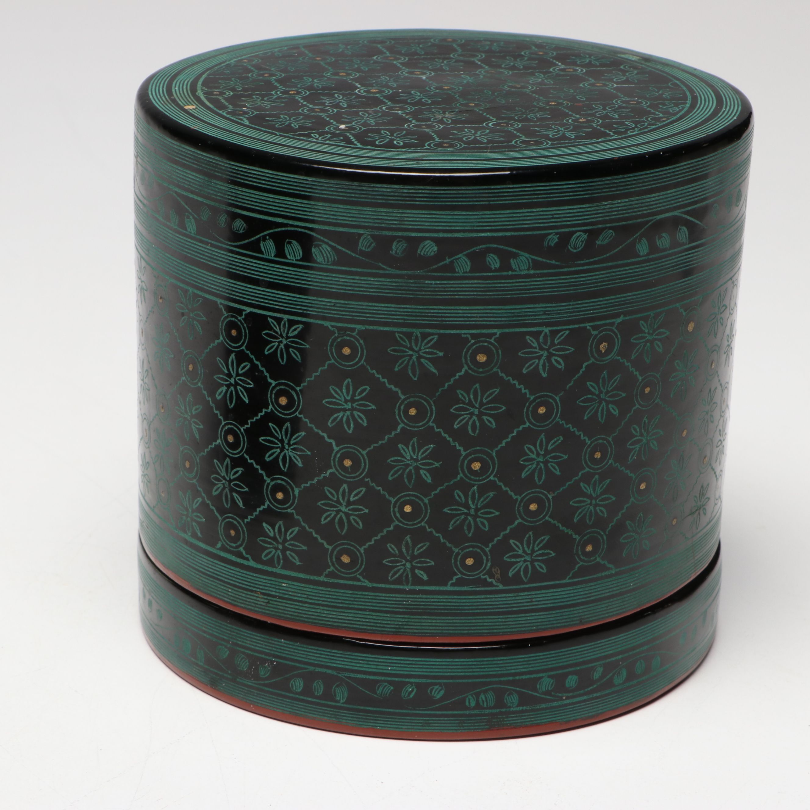 Southeast Asian Lacquerware Betel Boxes