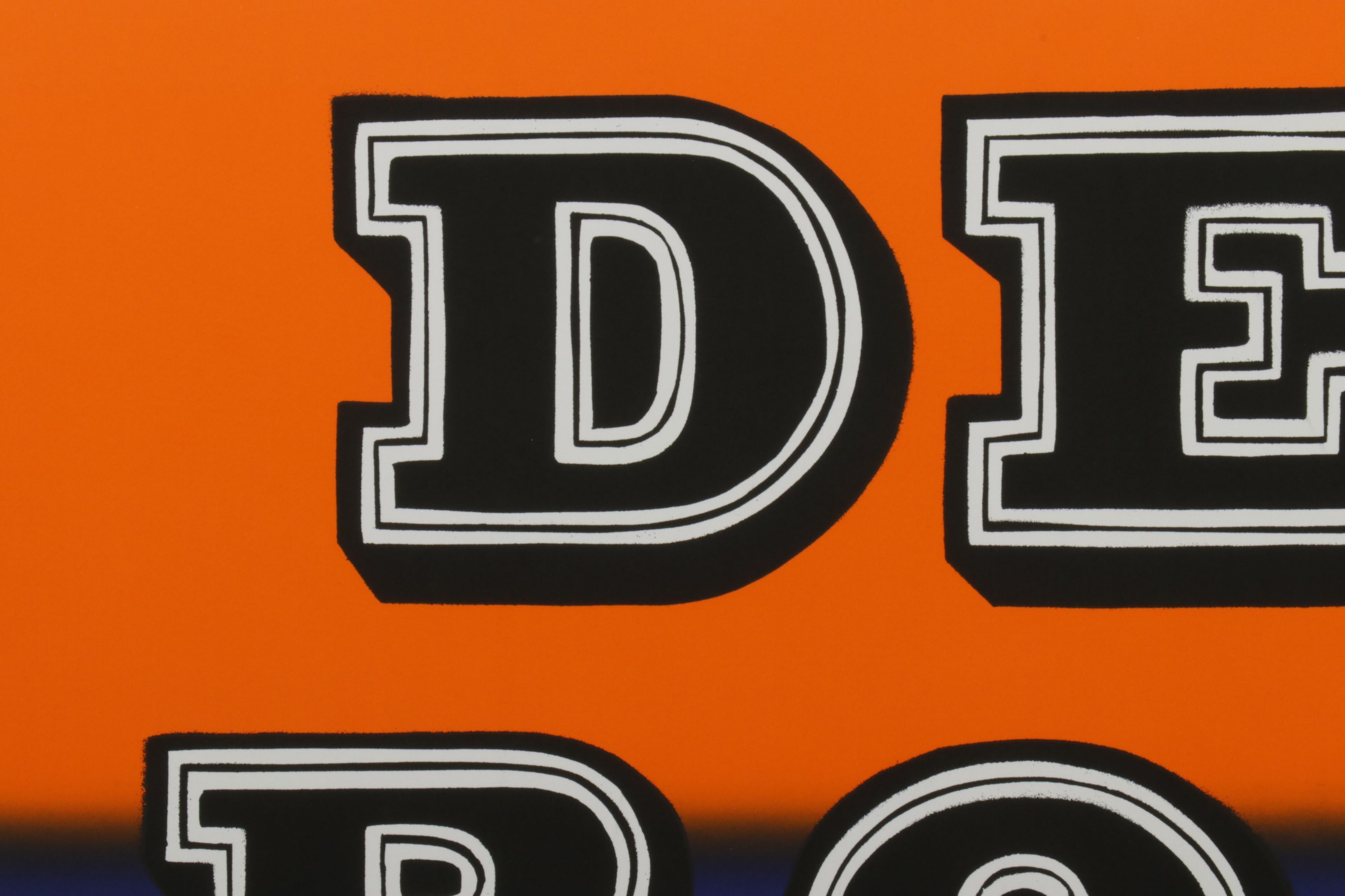 Ben Eine "Detroit 313" Screenprint on Paper, 2018