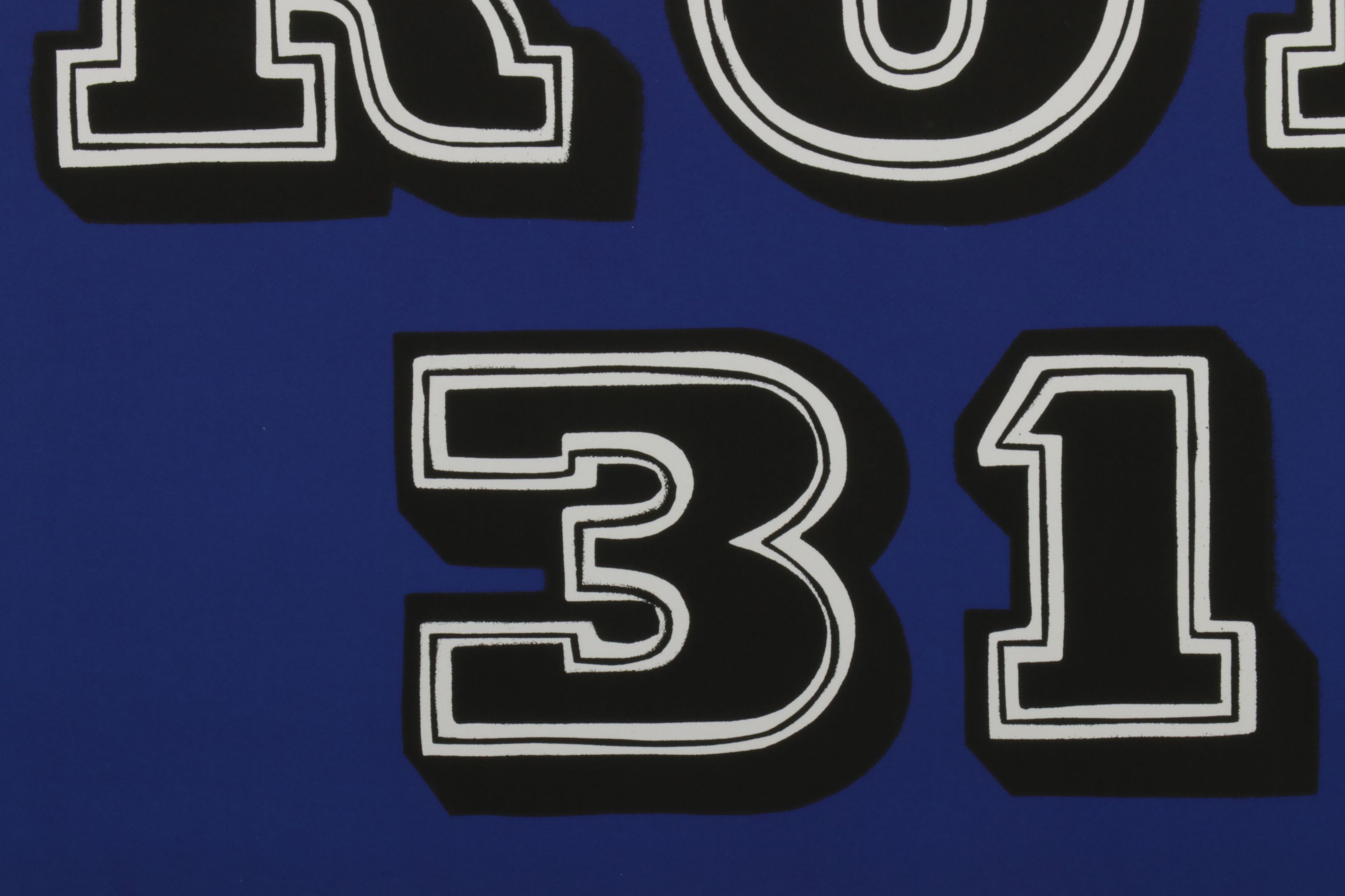 Ben Eine "Detroit 313" Screenprint on Paper, 2018