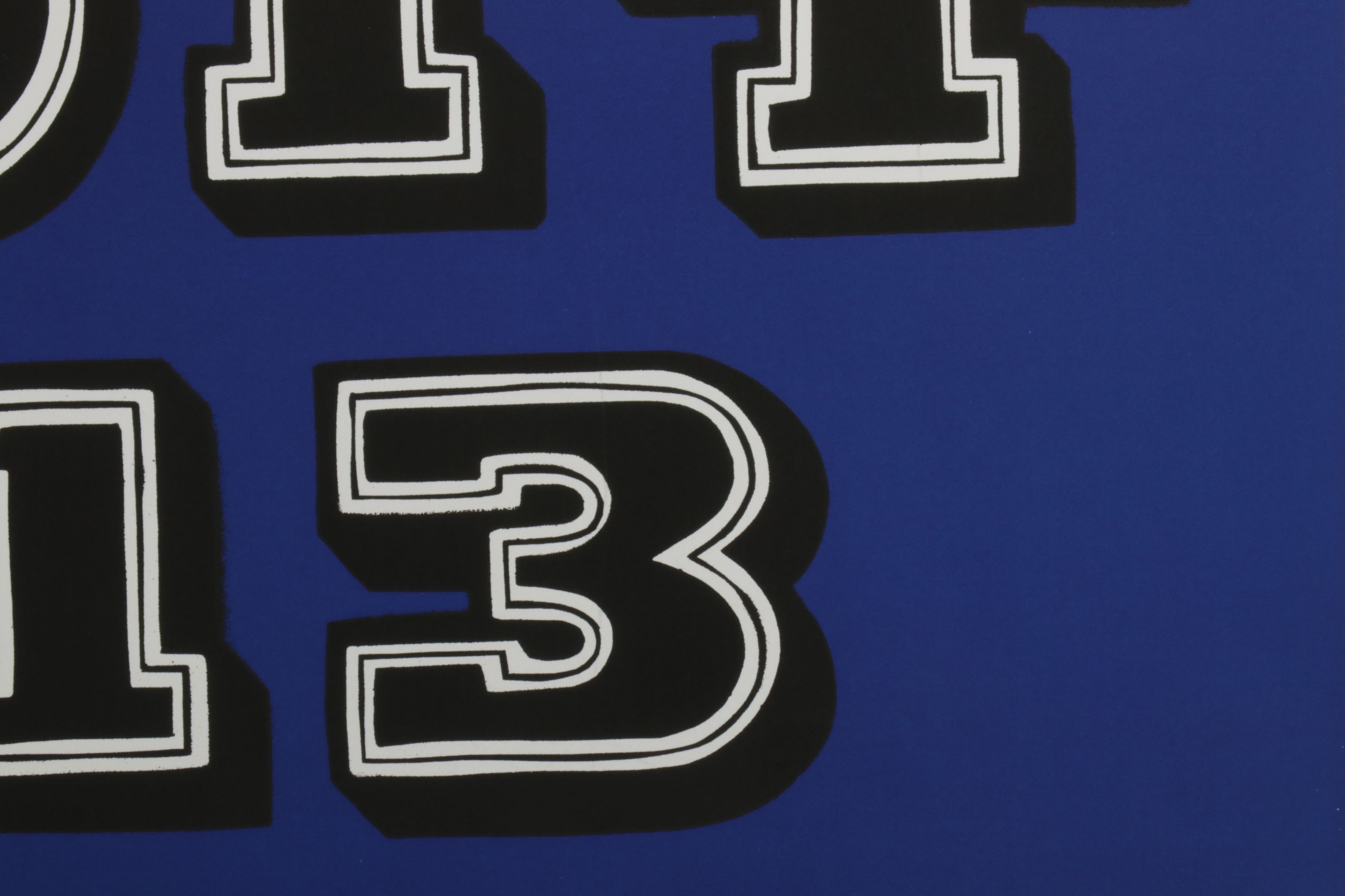 Ben Eine "Detroit 313" Screenprint on Paper, 2018