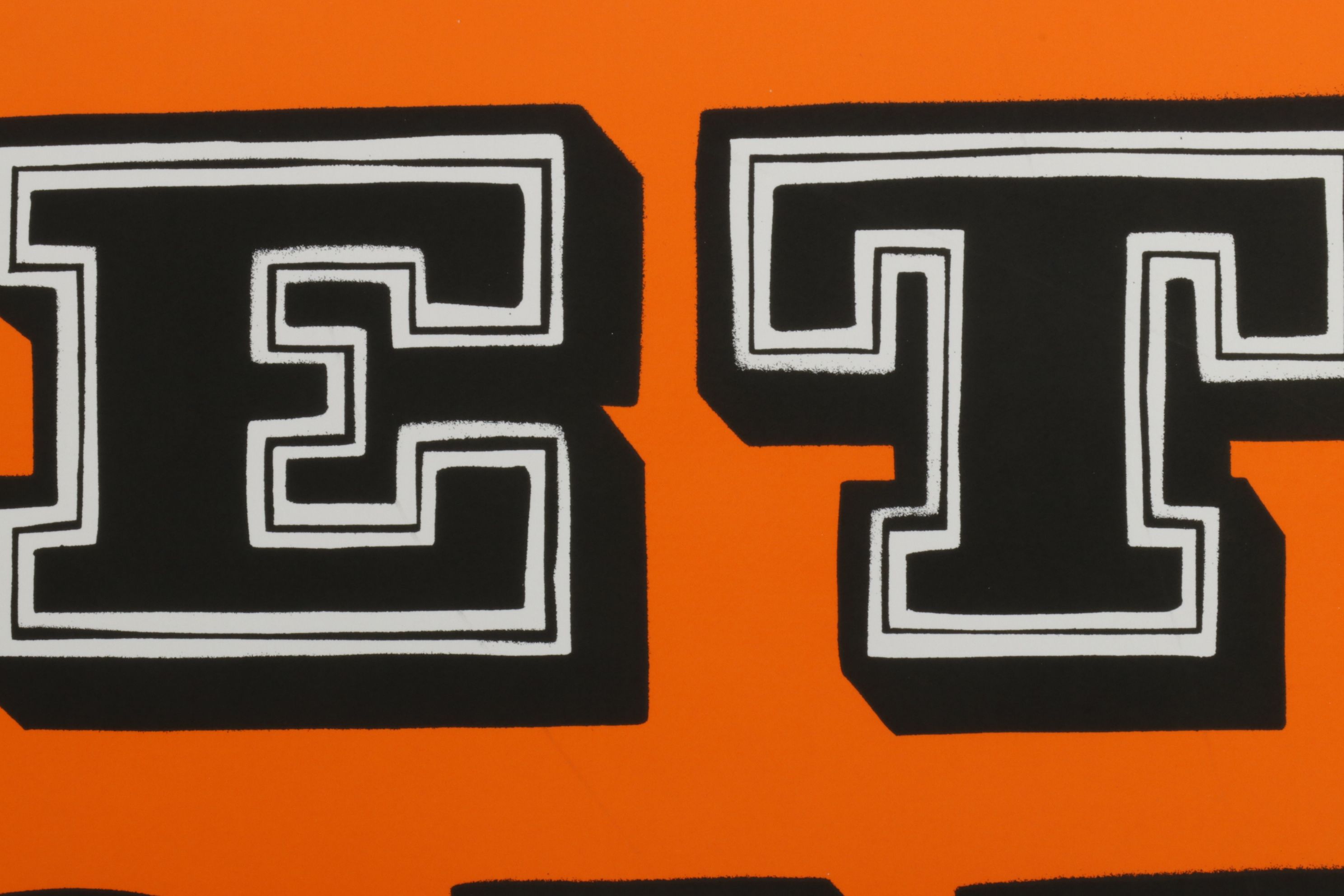 Ben Eine "Detroit 313" Screenprint on Paper, 2018