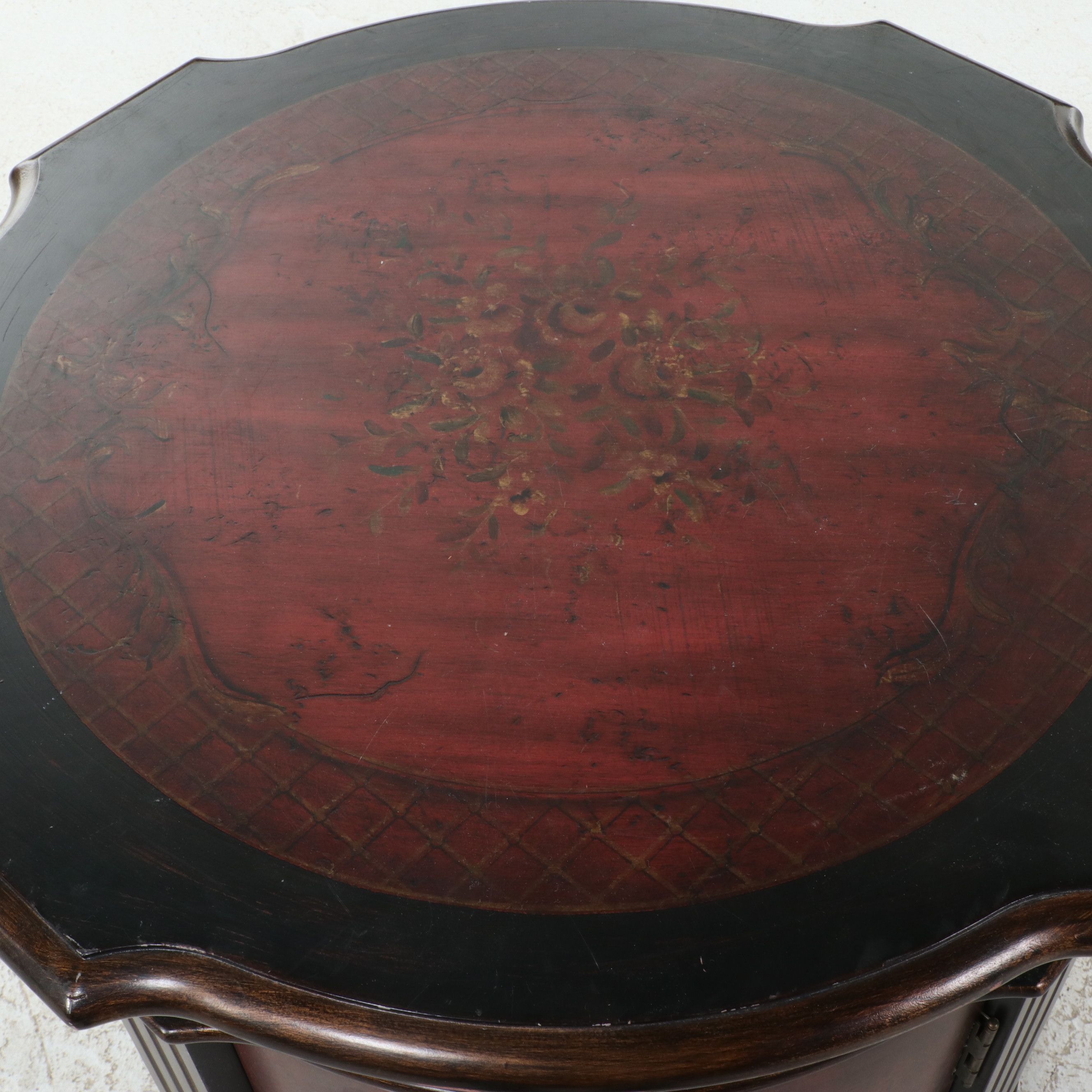 Regency Style Painted Wooden Cabinet, 21st Century