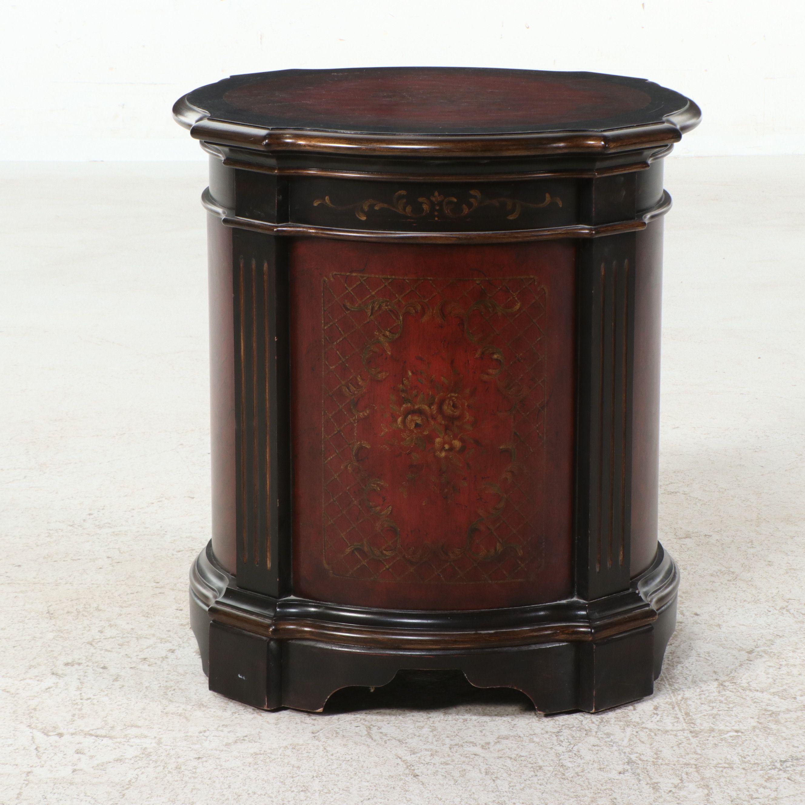 Regency Style Painted Wooden Cabinet, 21st Century