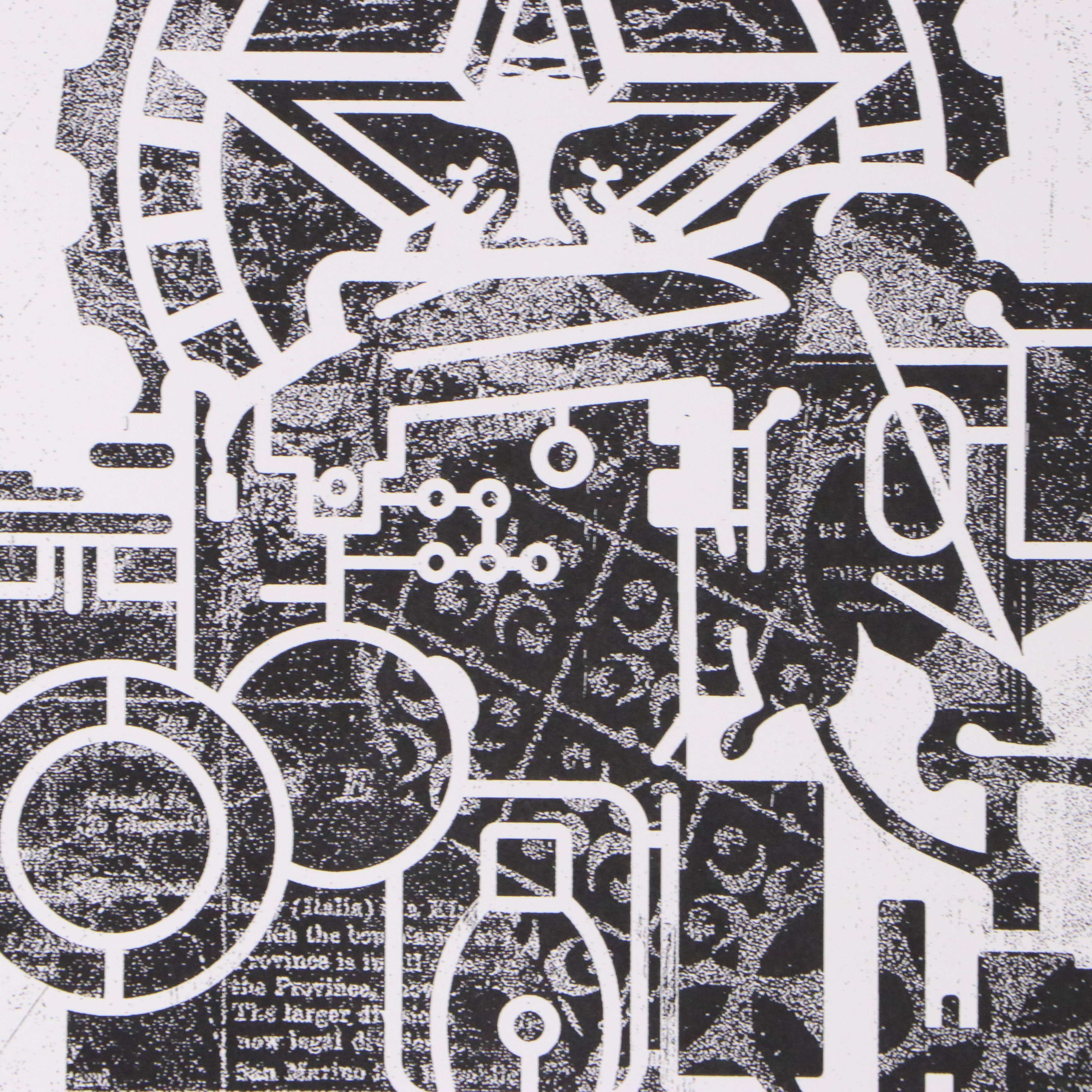 Shepard Fairey Lithograph "Printing Press," 2017