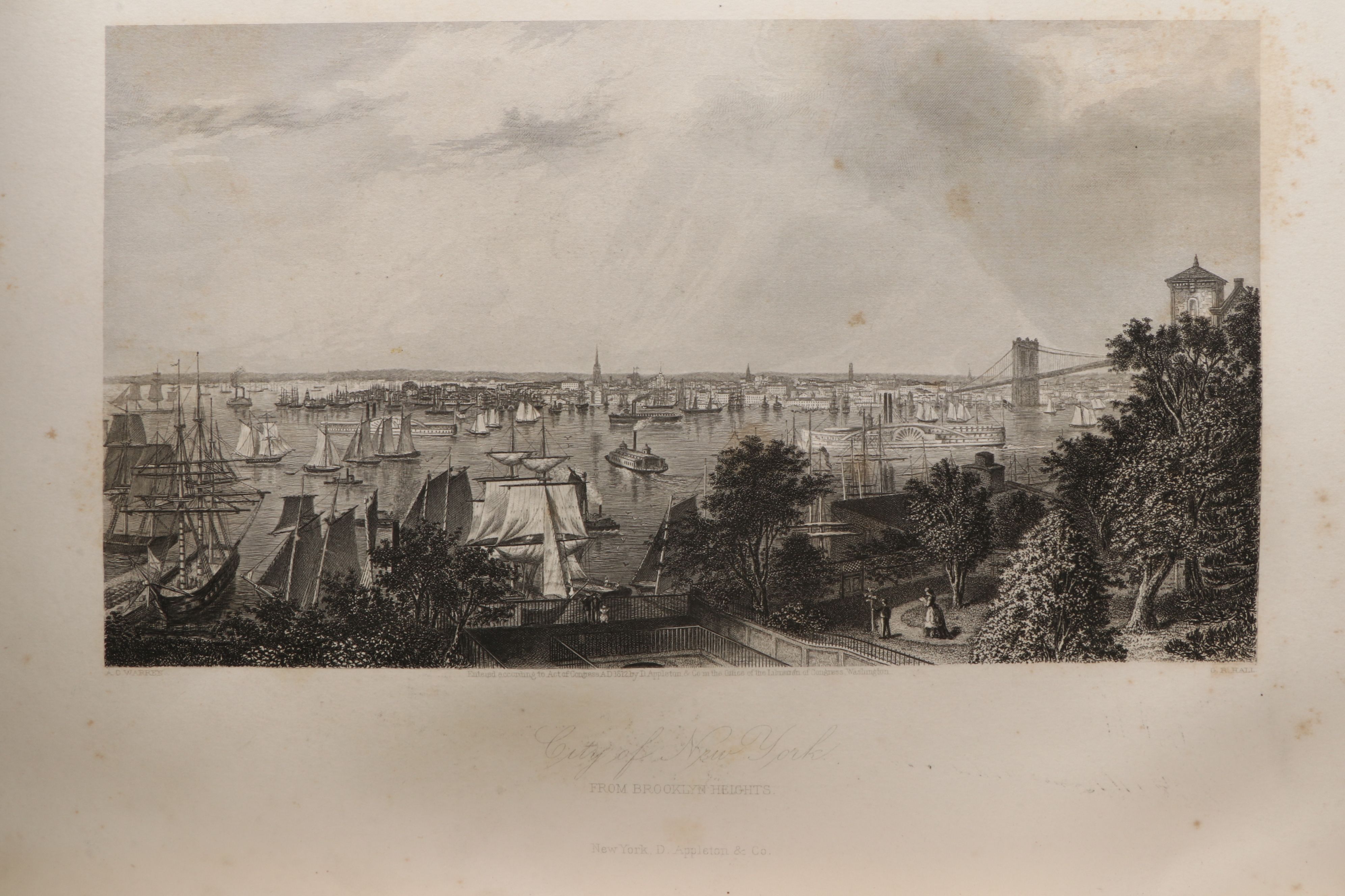 Illustrated "Picturesque America; or, The Land We Live In" Two-Volume Set