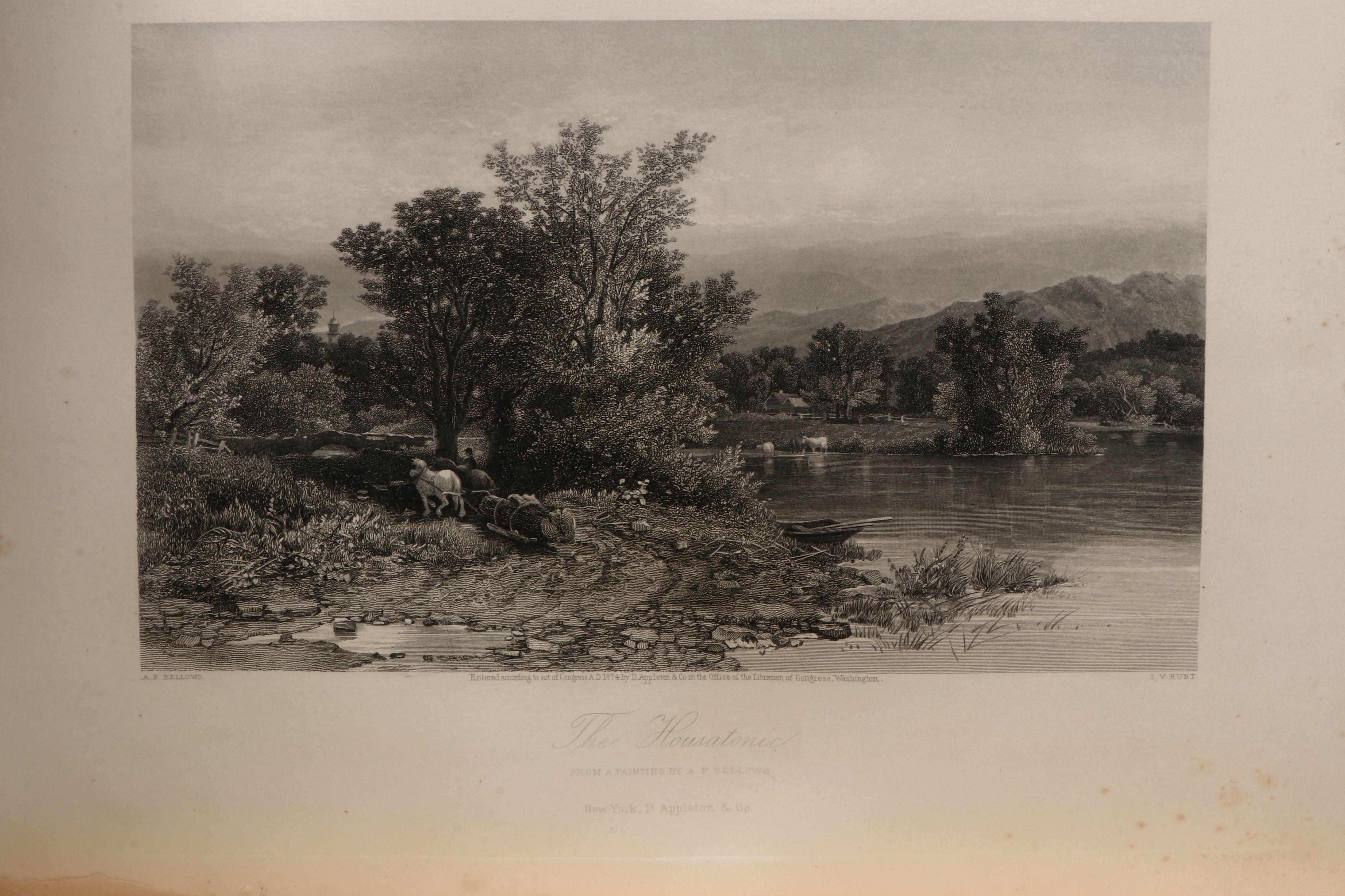 Illustrated "Picturesque America; or, The Land We Live In" Two-Volume Set