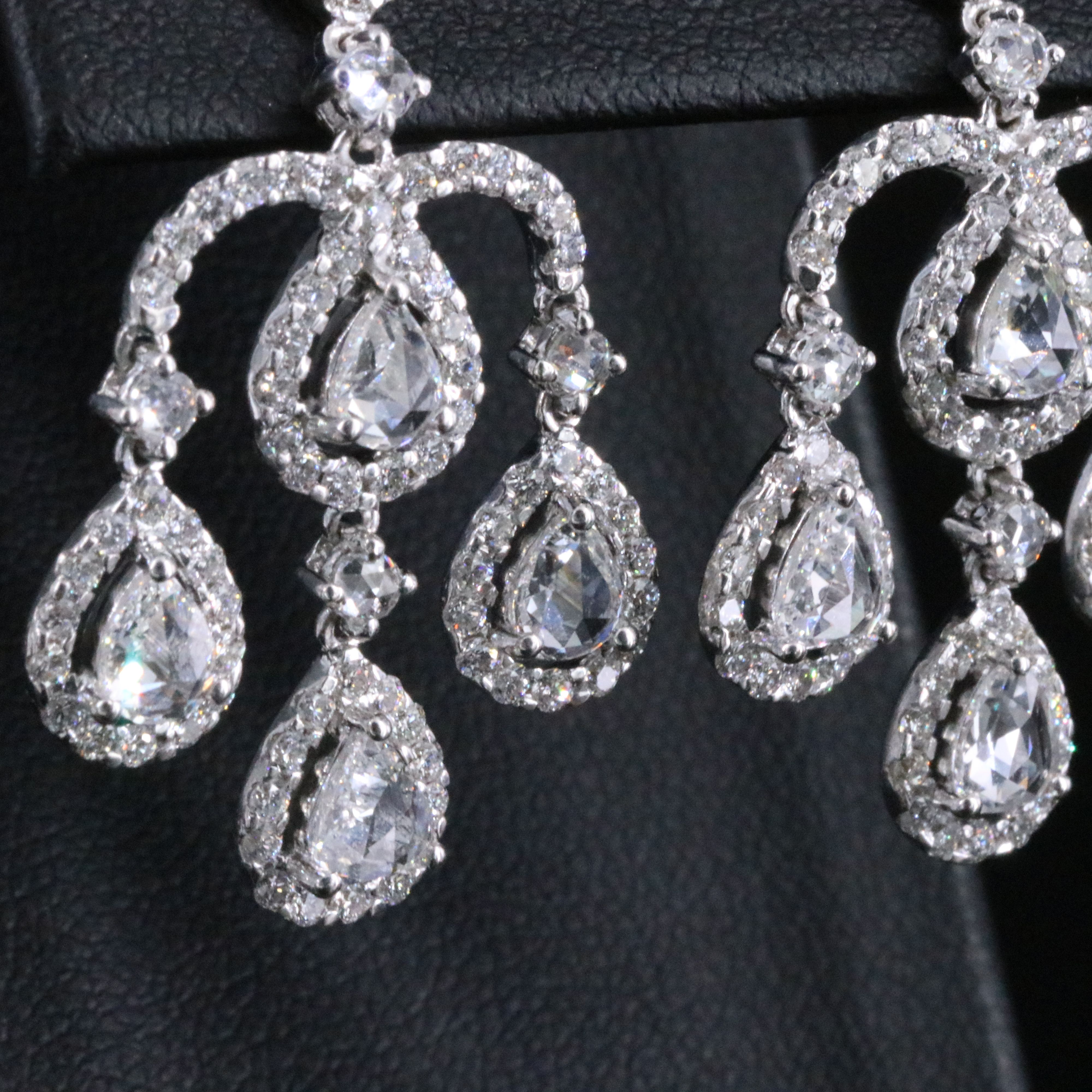 18K 3.04 CTW Diamond Girandole Earrings