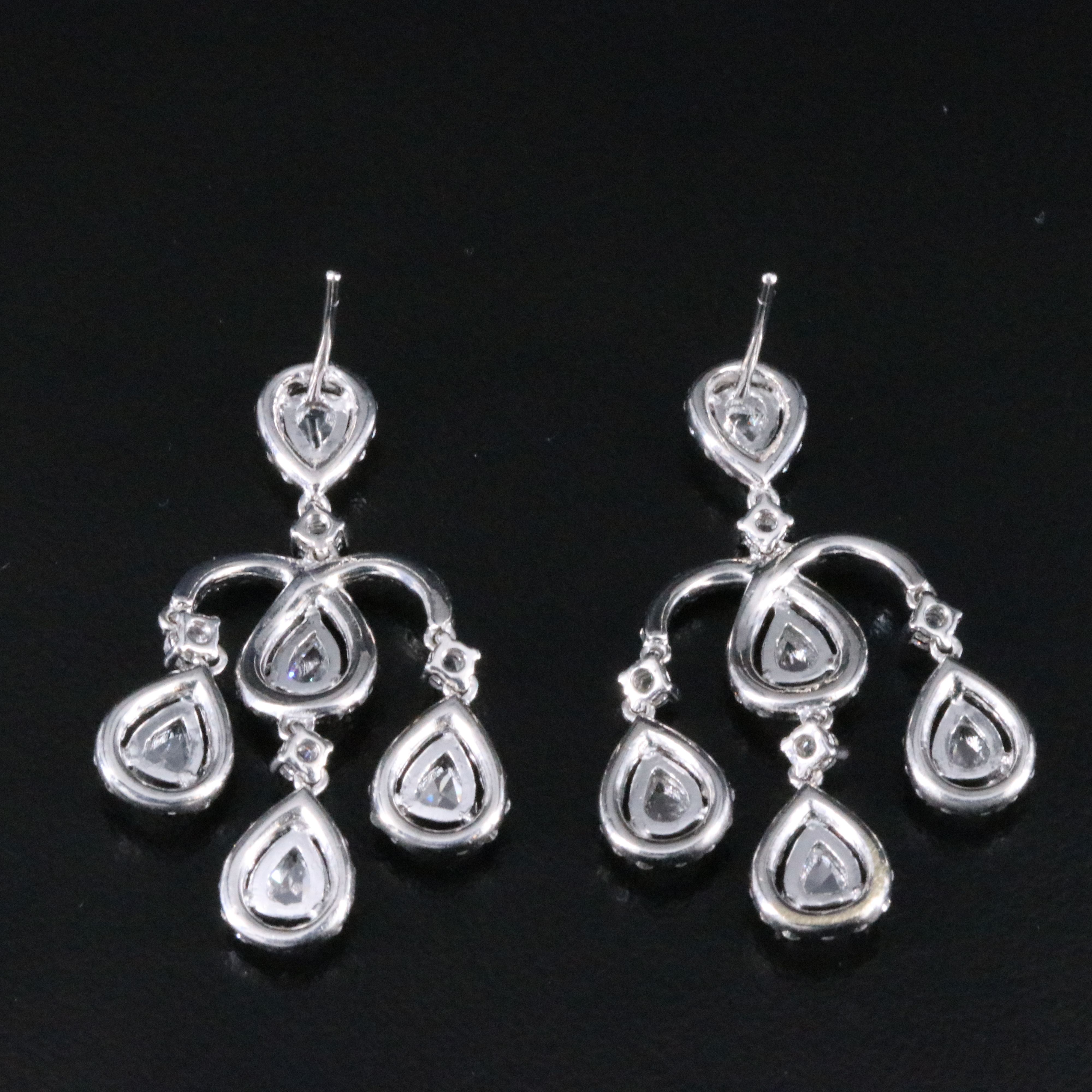 18K 3.04 CTW Diamond Girandole Earrings