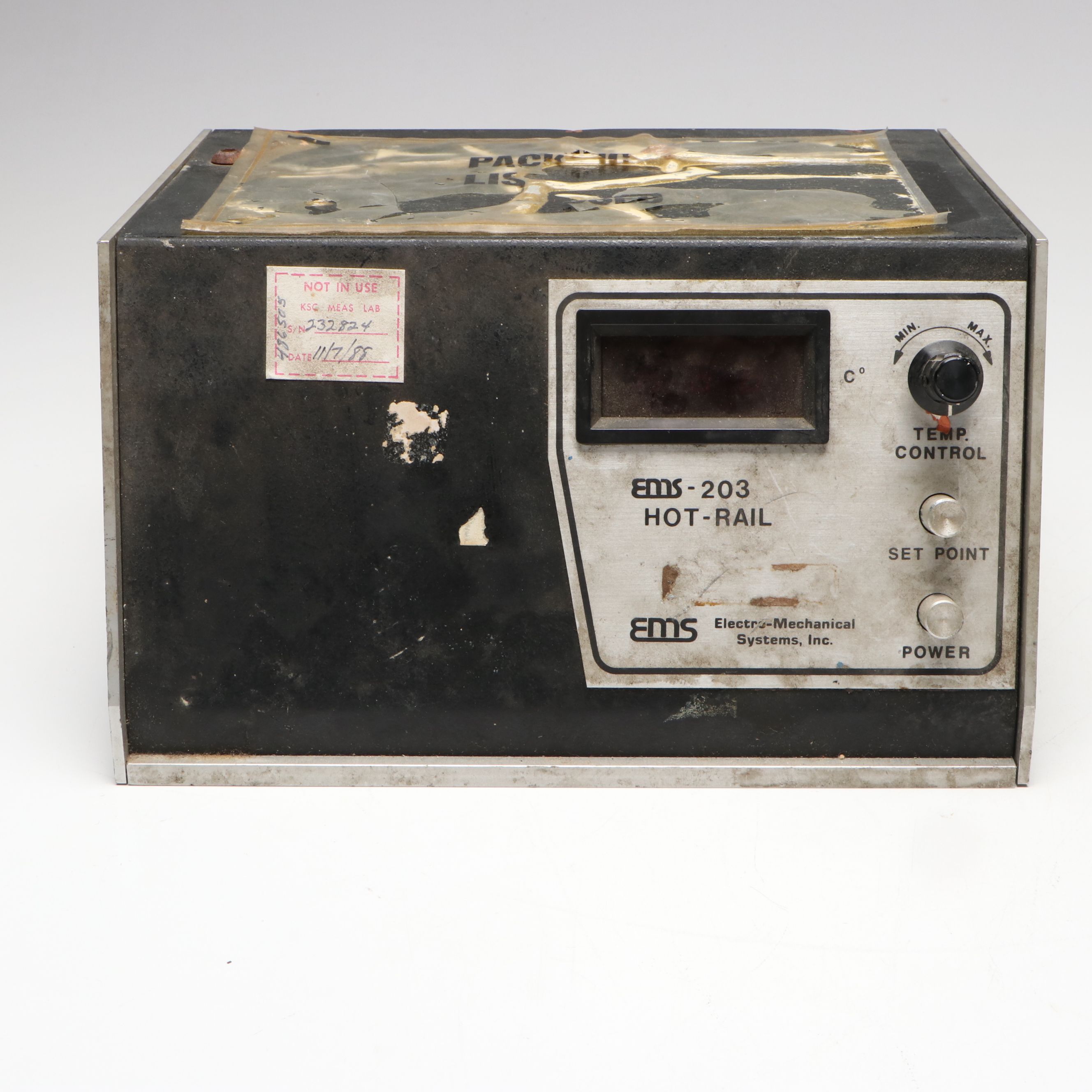 Electro-Mechanical Systems EMS-203 Hot-Rail Temperature Controller
