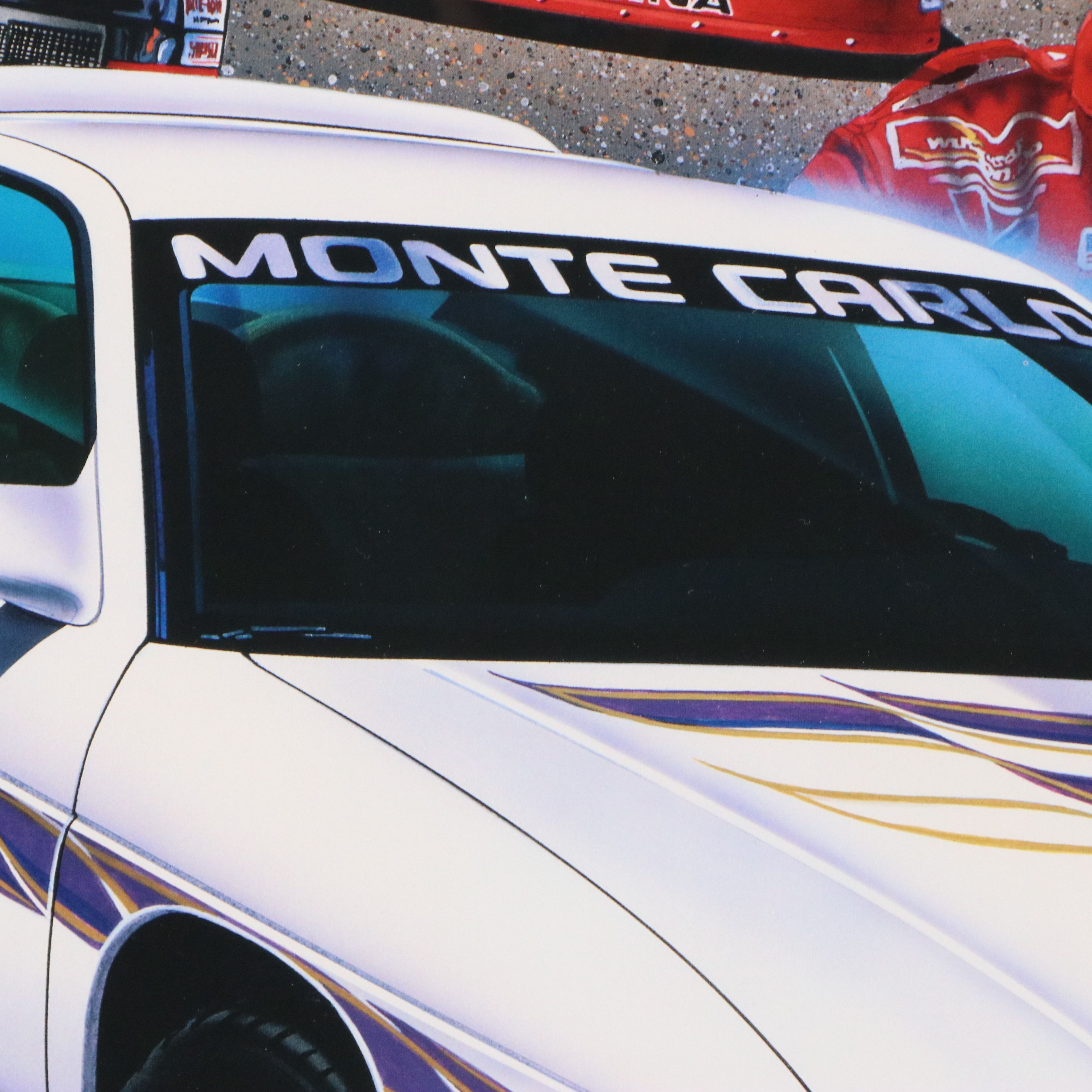 Signed Offset Lithograph Poster for "Brickyard Inaugural Race," 1994