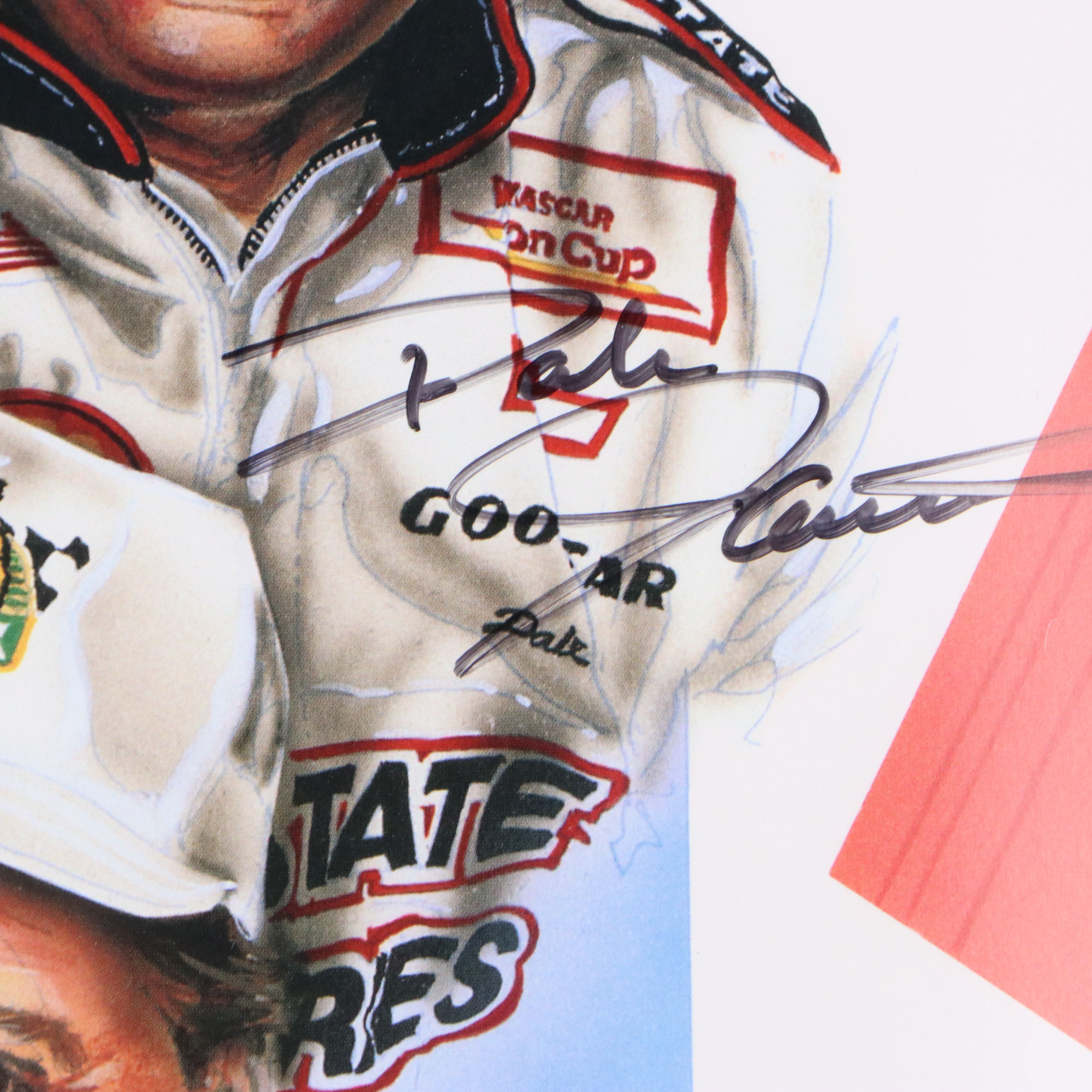 Signed Offset Lithograph Poster for "Brickyard Inaugural Race," 1994