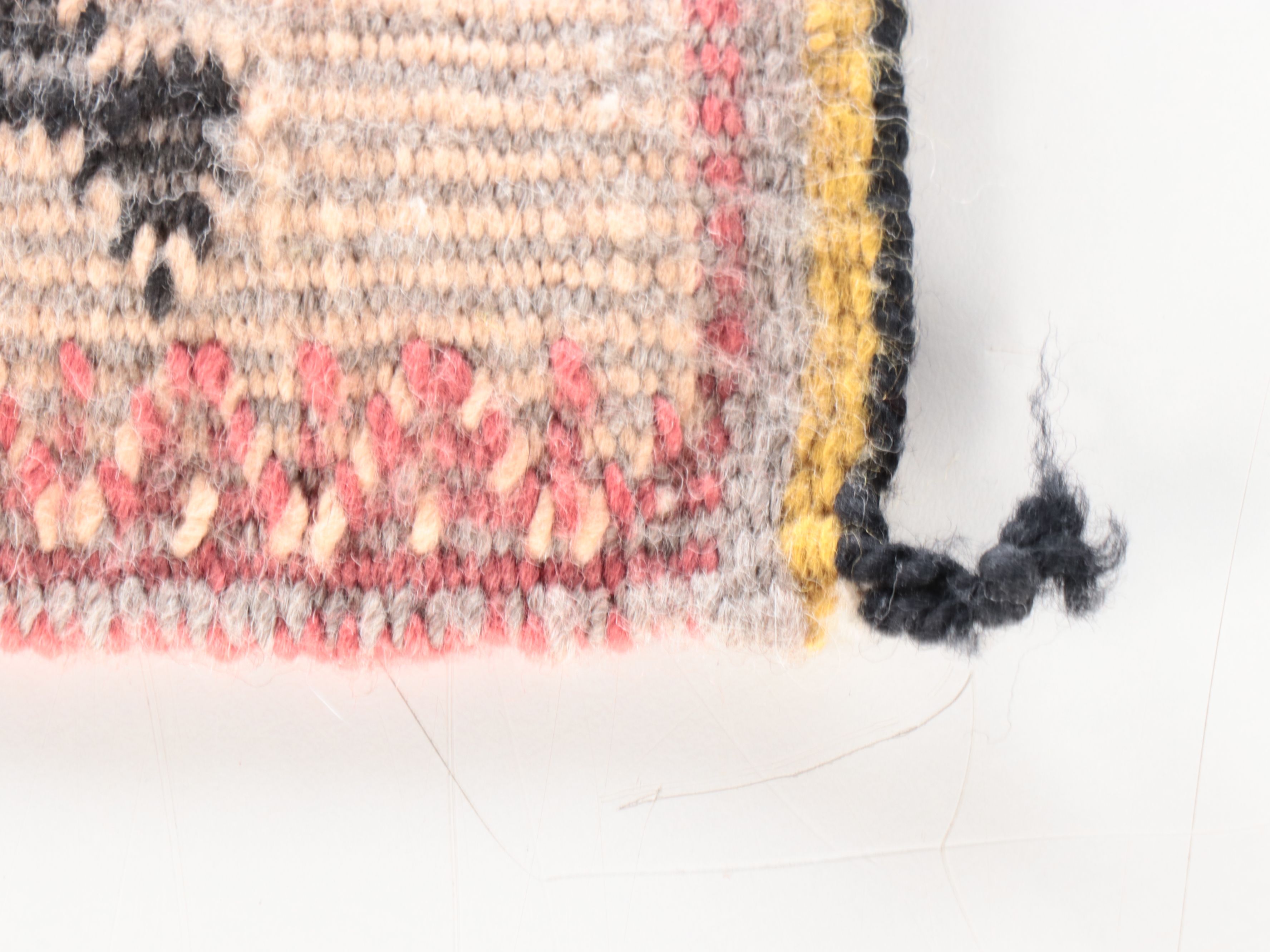 1' x 1'8 Handwoven Navajo Modern Style Floor Mat and Others