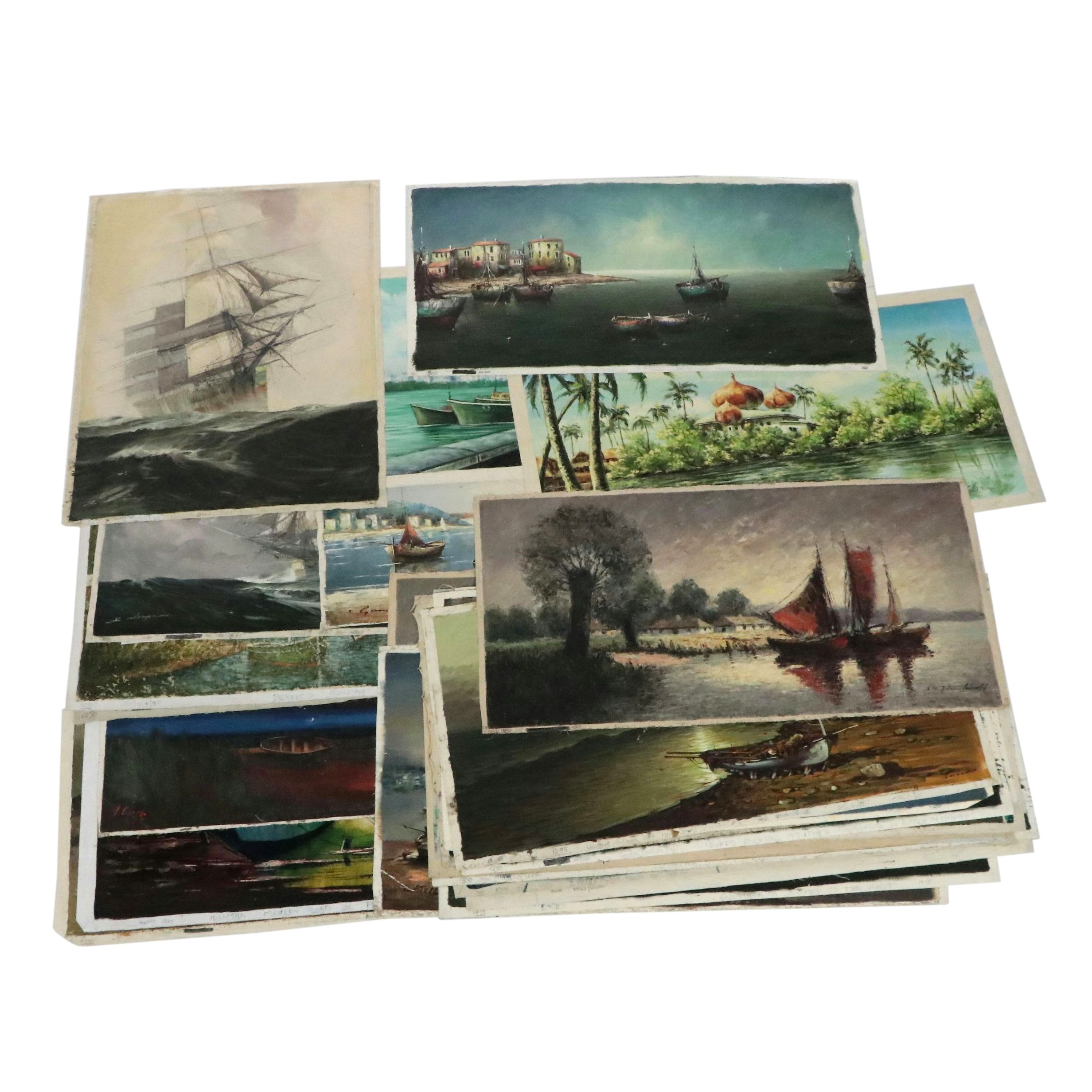 Uncommon Discoveries: Boats and Harbors on Canvas