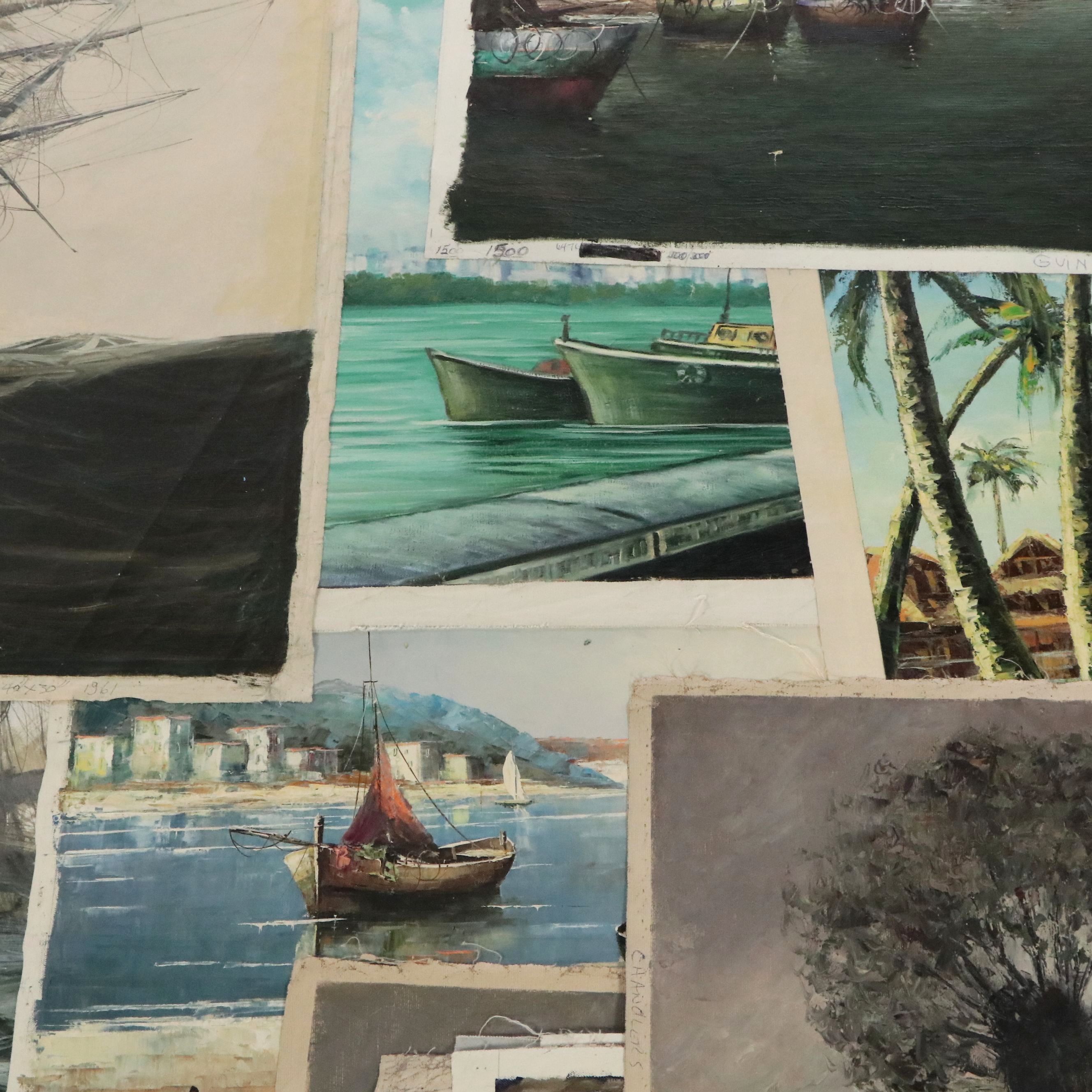 Uncommon Discoveries: Boats and Harbors on Canvas