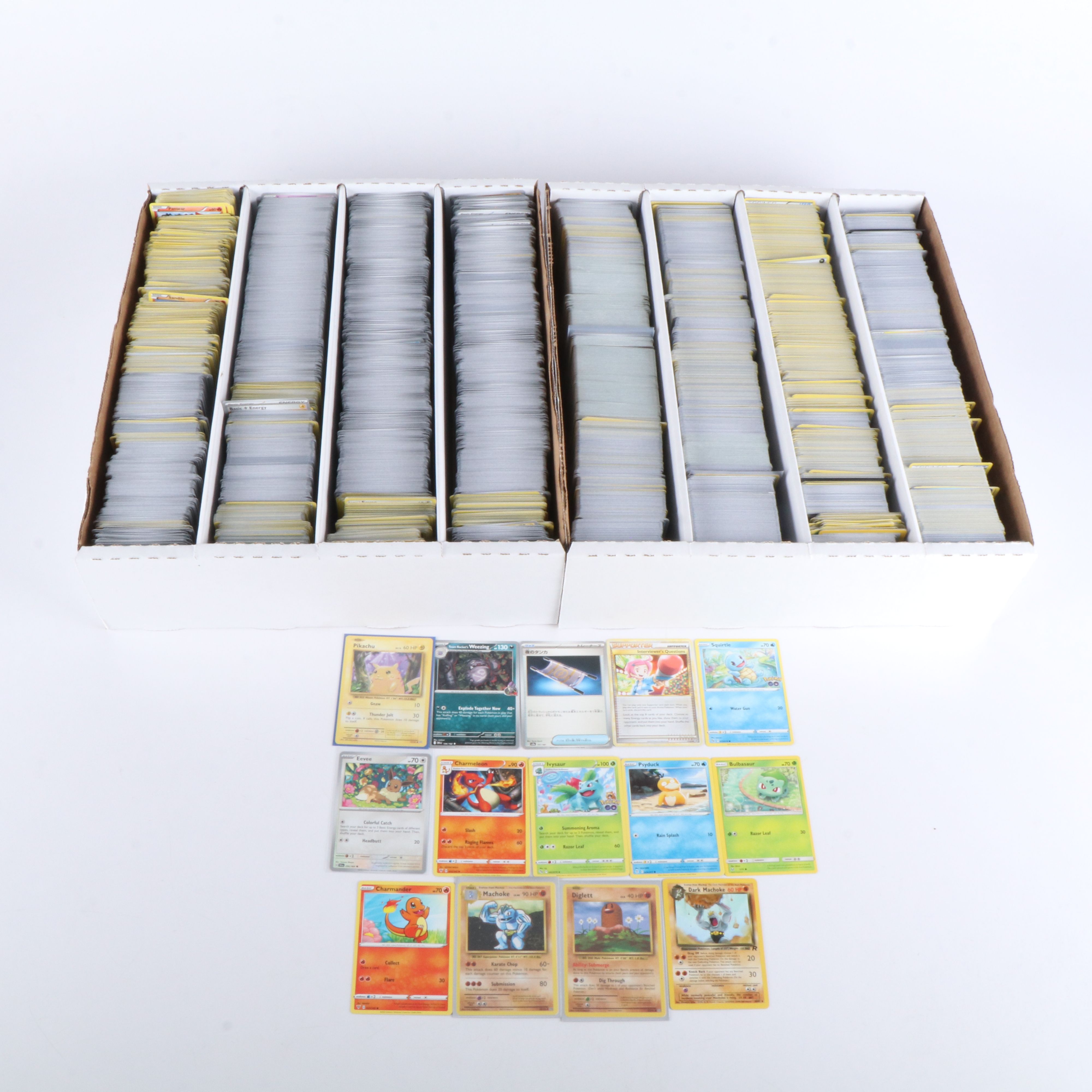 Large Collection of Over 6,000 Pokémon Trading Cards