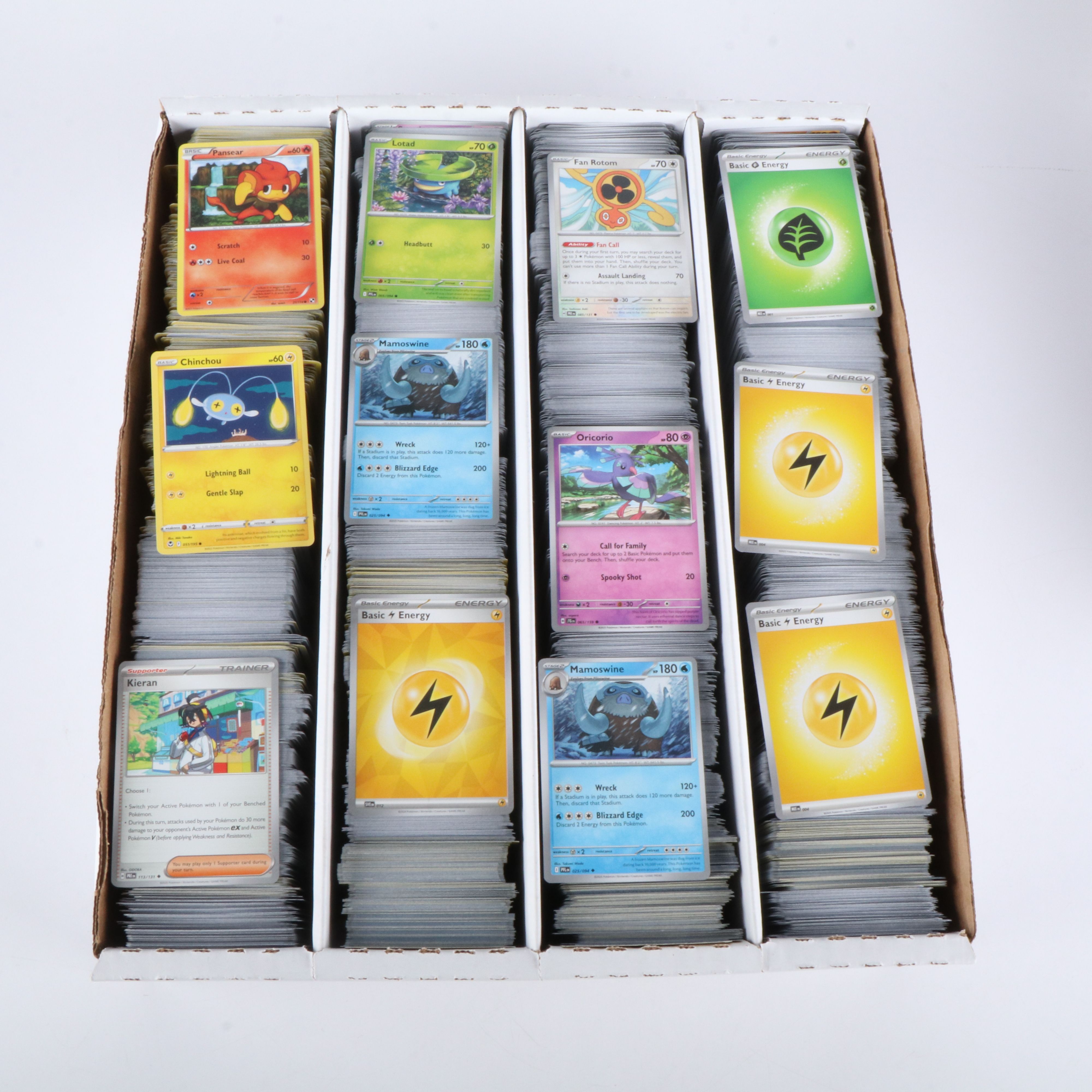 Large Collection of Over 6,000 Pokémon Trading Cards