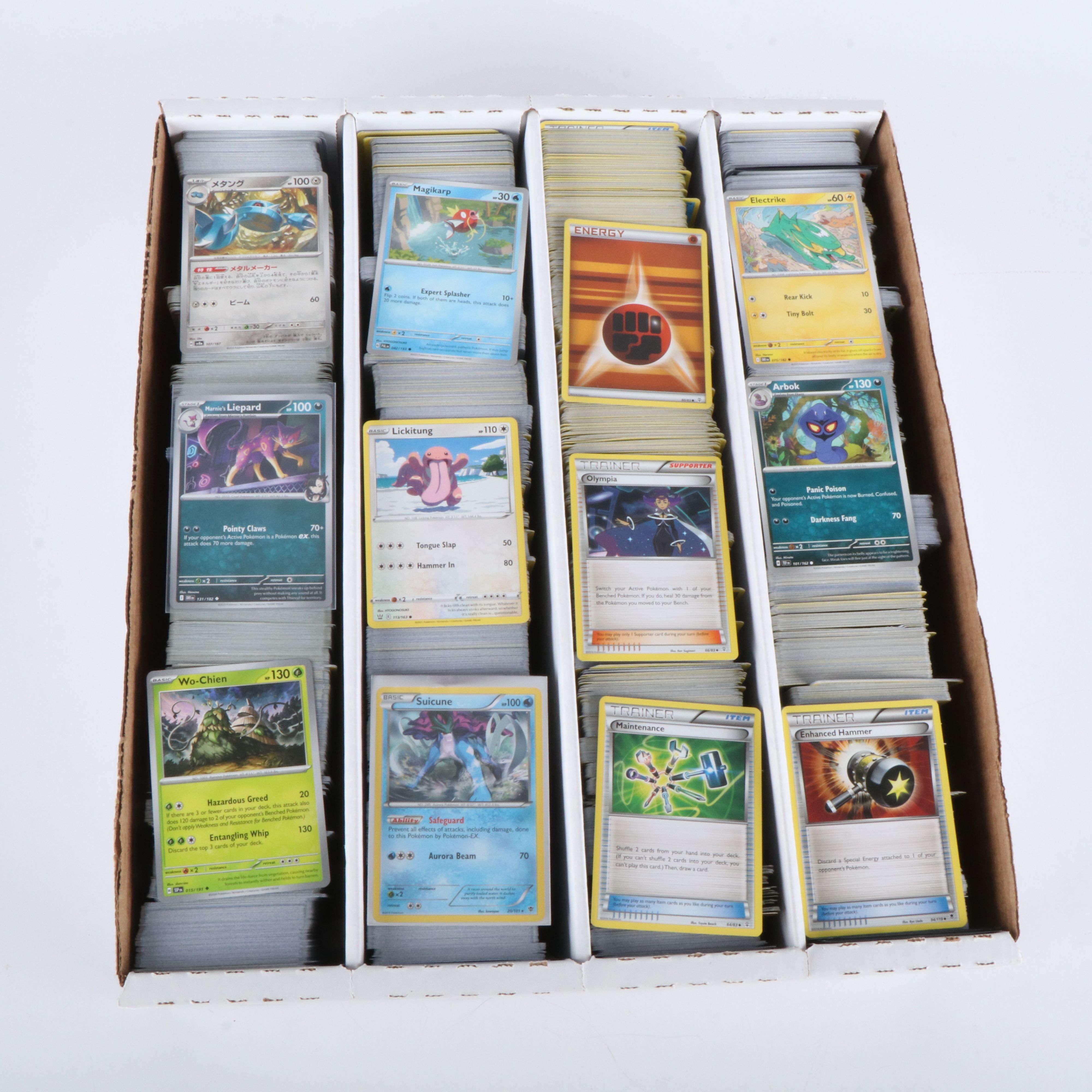 Large Collection of Over 6,000 Pokémon Trading Cards
