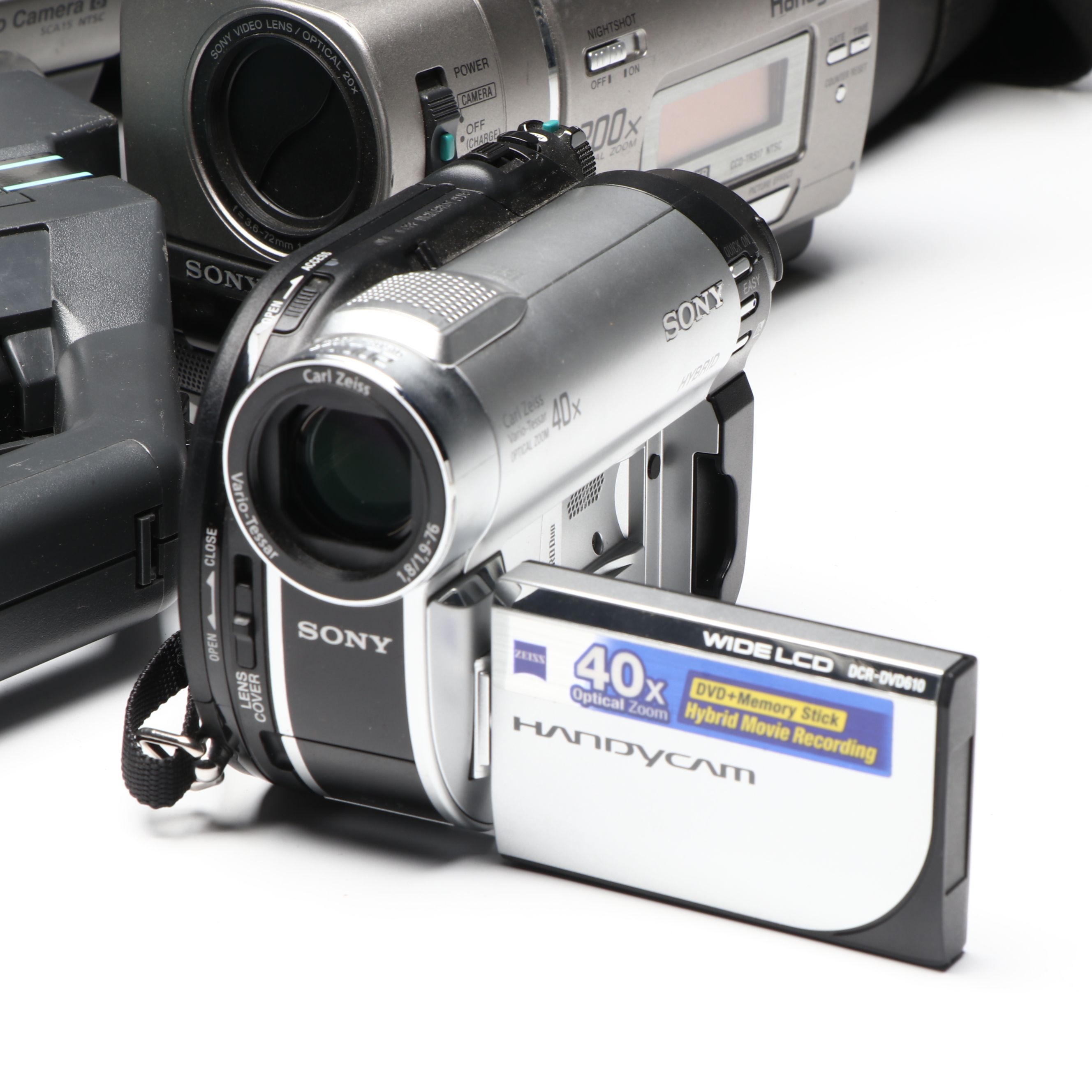 Samsung SCA15, Sony Handycams and More Camcorders with Olympus IS-1 Camera