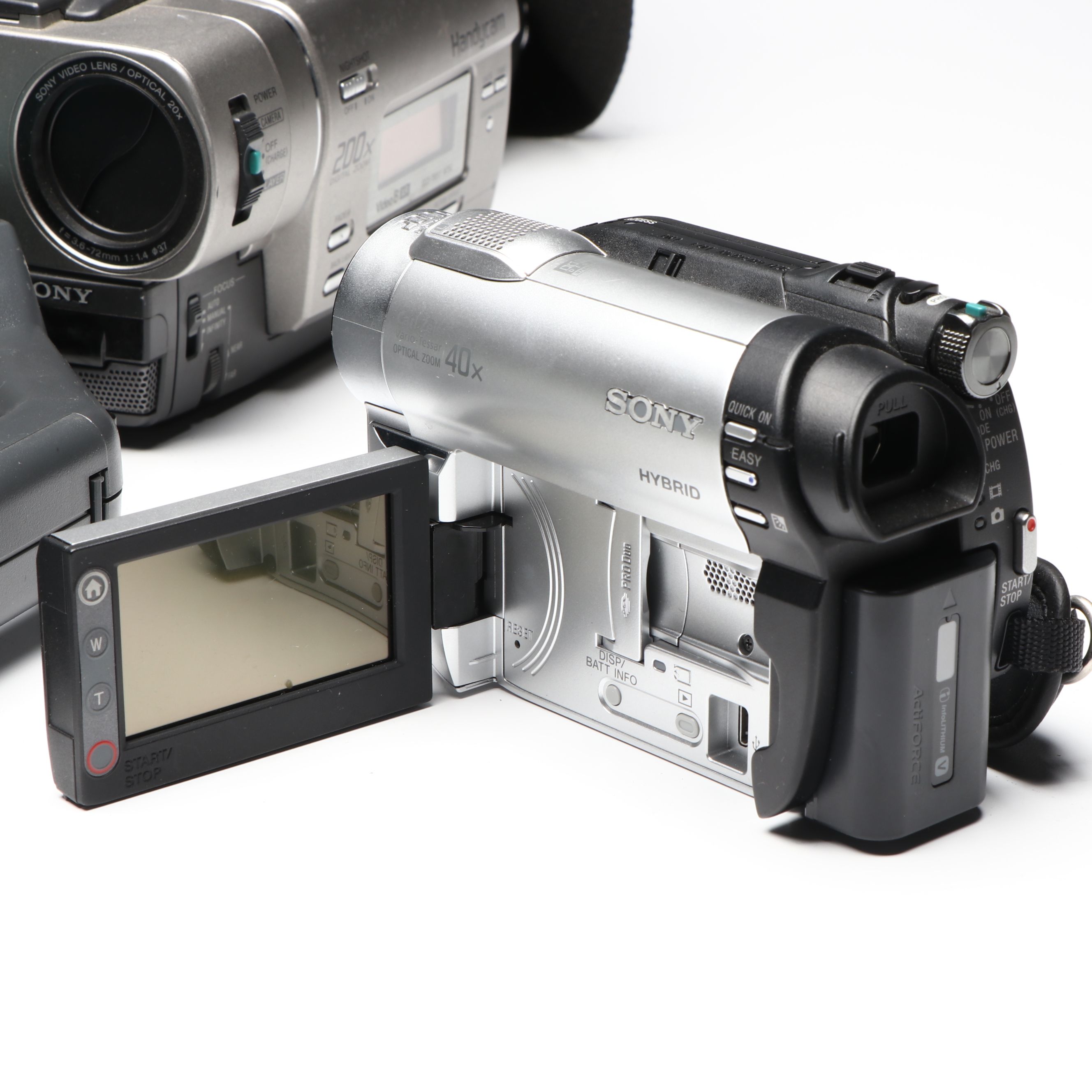 Samsung SCA15, Sony Handycams and More Camcorders with Olympus IS-1 Camera