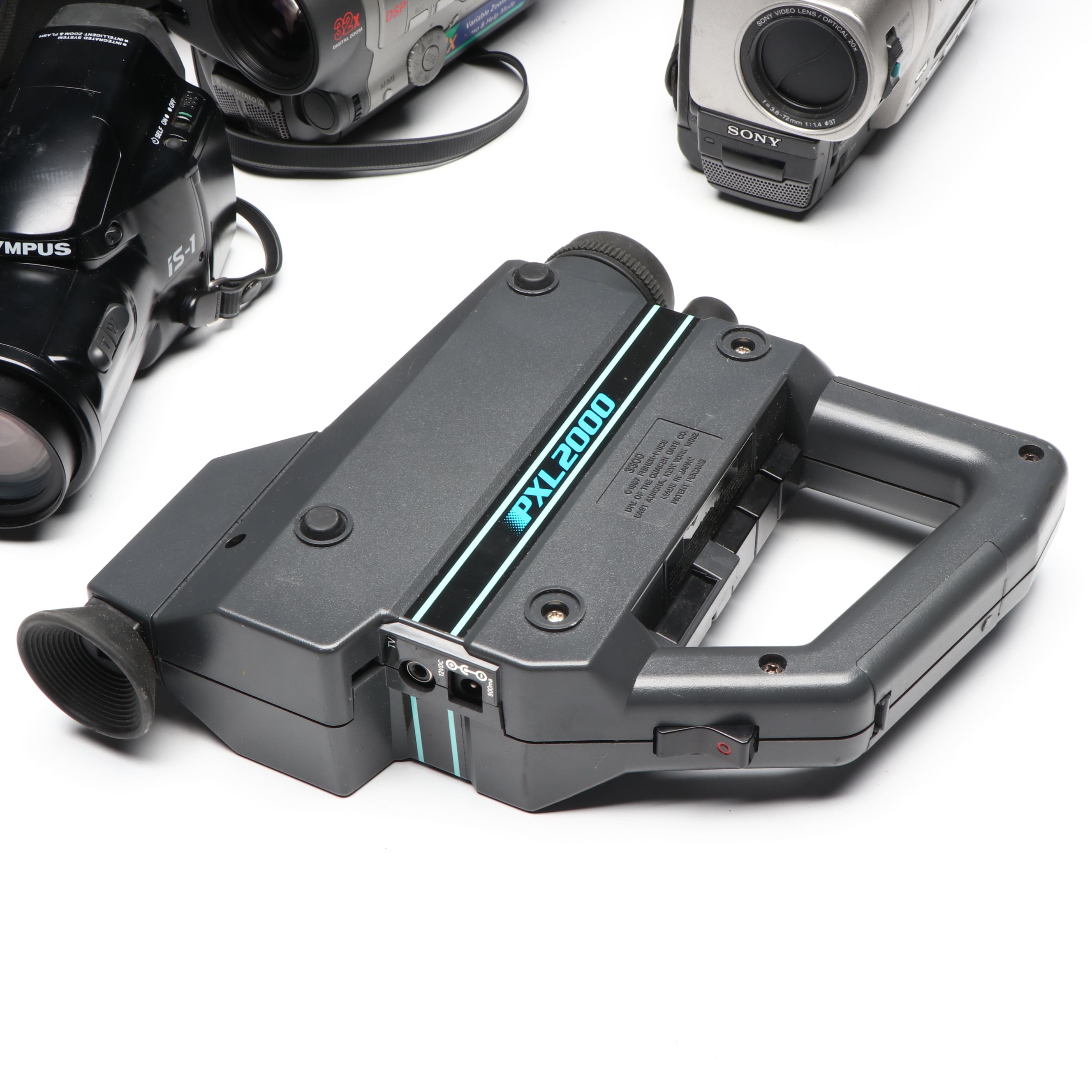 Samsung SCA15, Sony Handycams and More Camcorders with Olympus IS-1 Camera