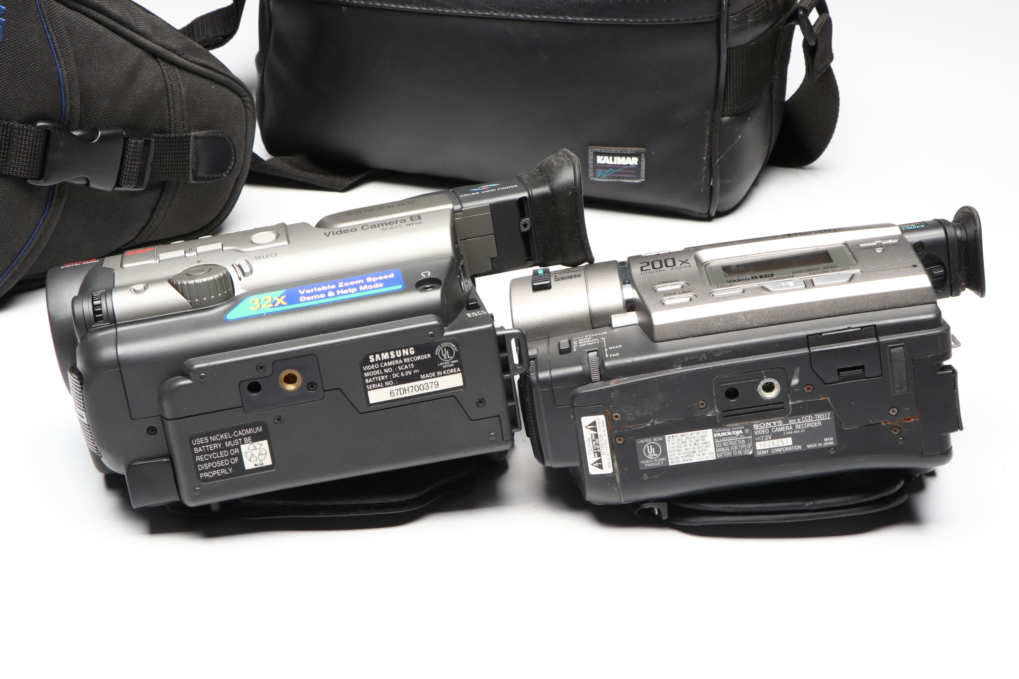 Samsung SCA15, Sony Handycams and More Camcorders with Olympus IS-1 Camera