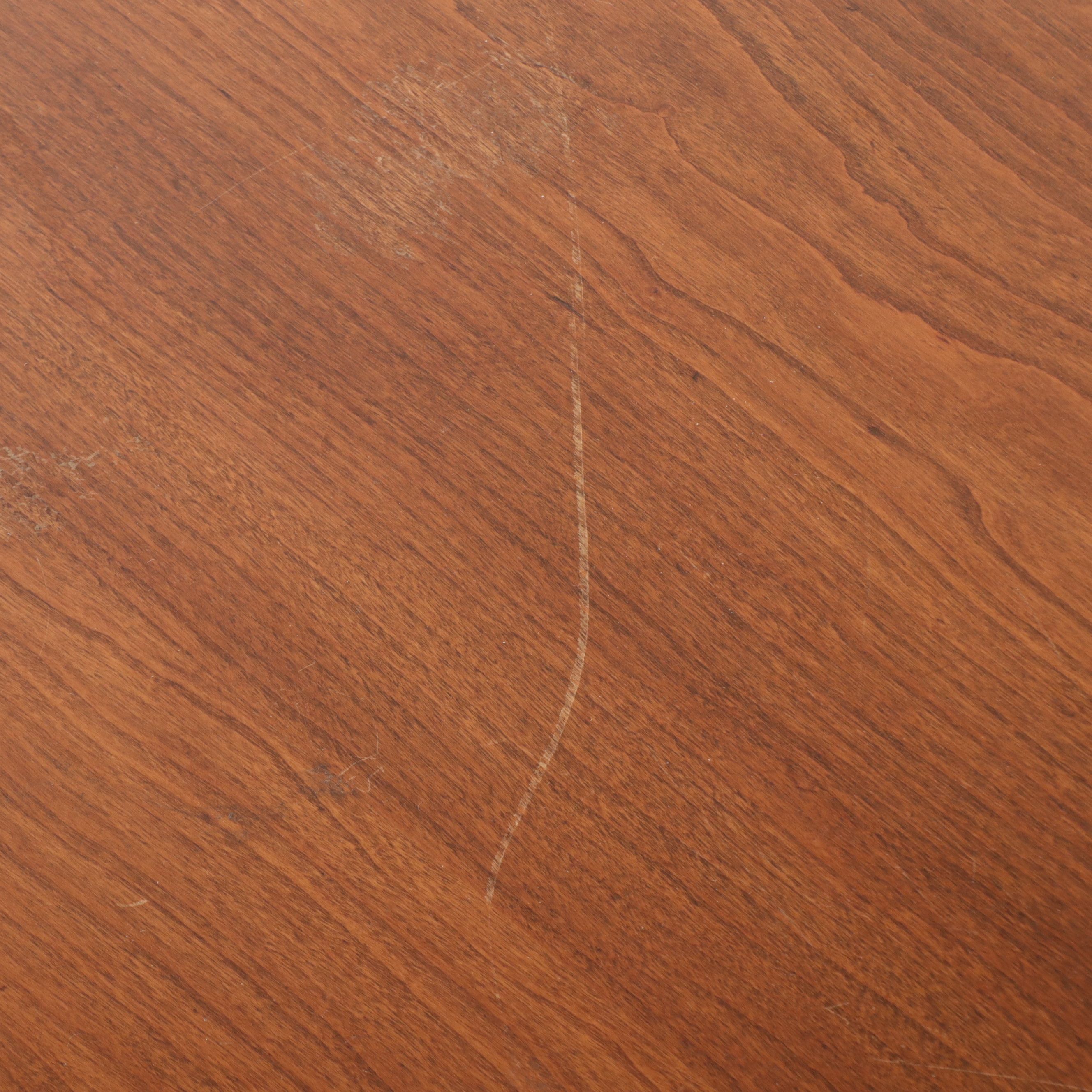 Mid Century Modern Solid Walnut "Surfboard" Coffee Table, Mid-20th Century