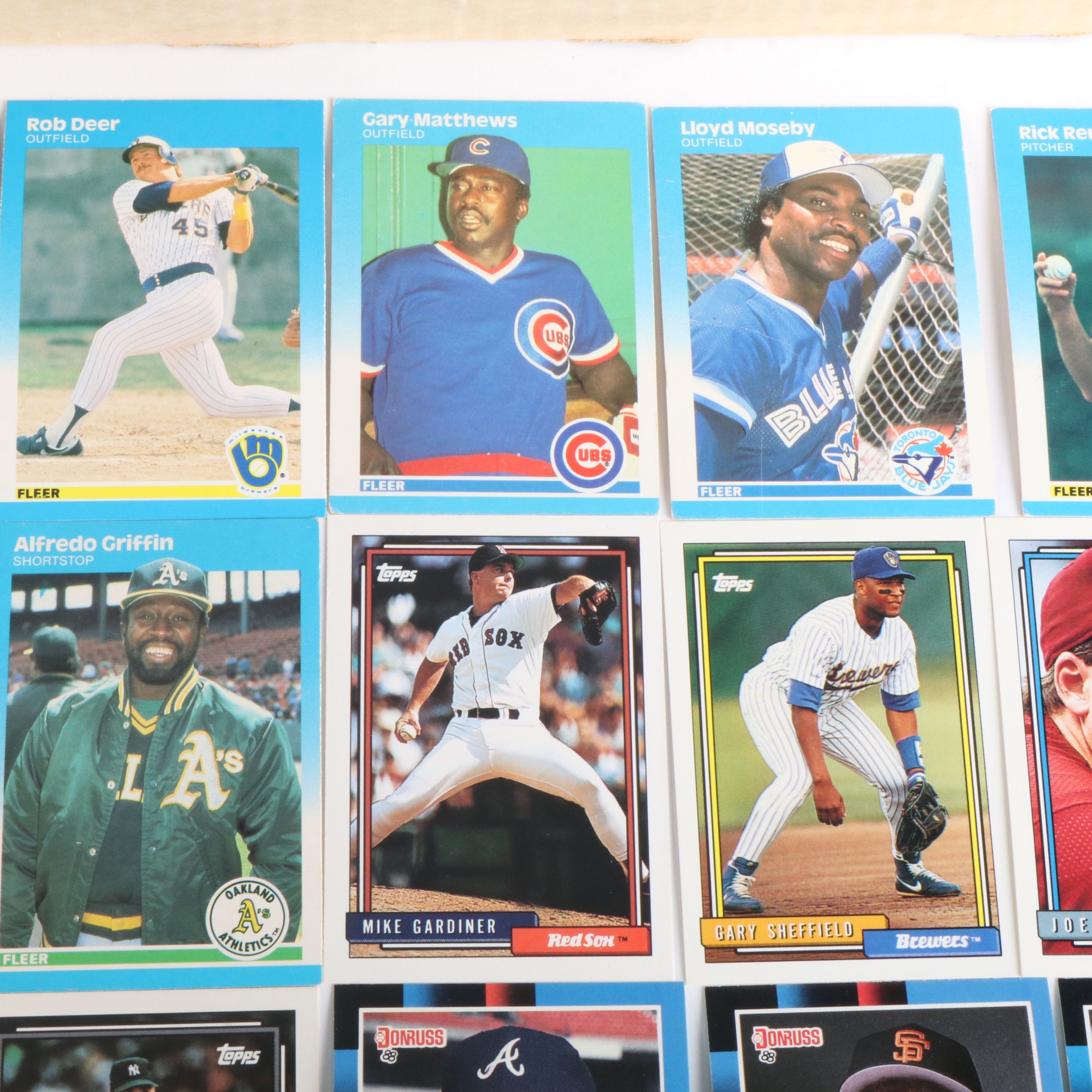 Nearly 9,000 Topps, Donruss, and Fleer Baseball Cards, 1987 to 1992