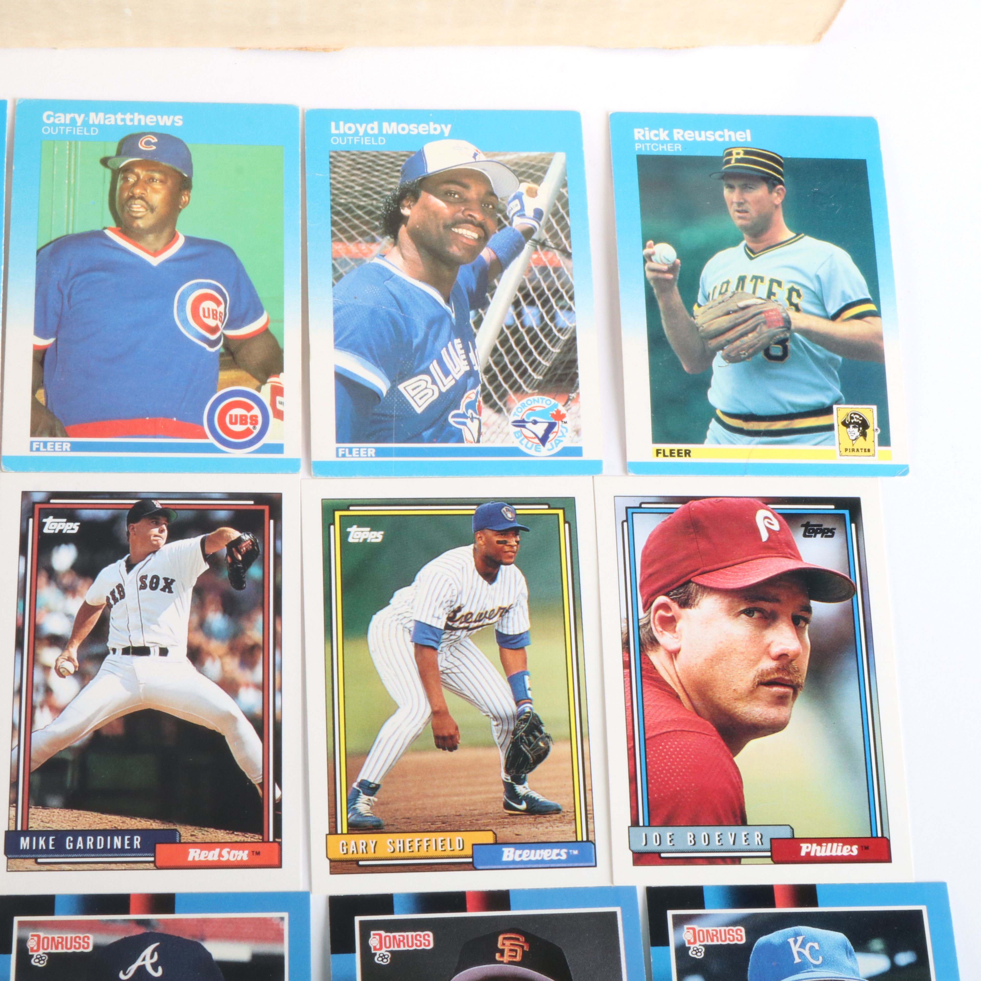 Nearly 9,000 Topps, Donruss, and Fleer Baseball Cards, 1987 to 1992