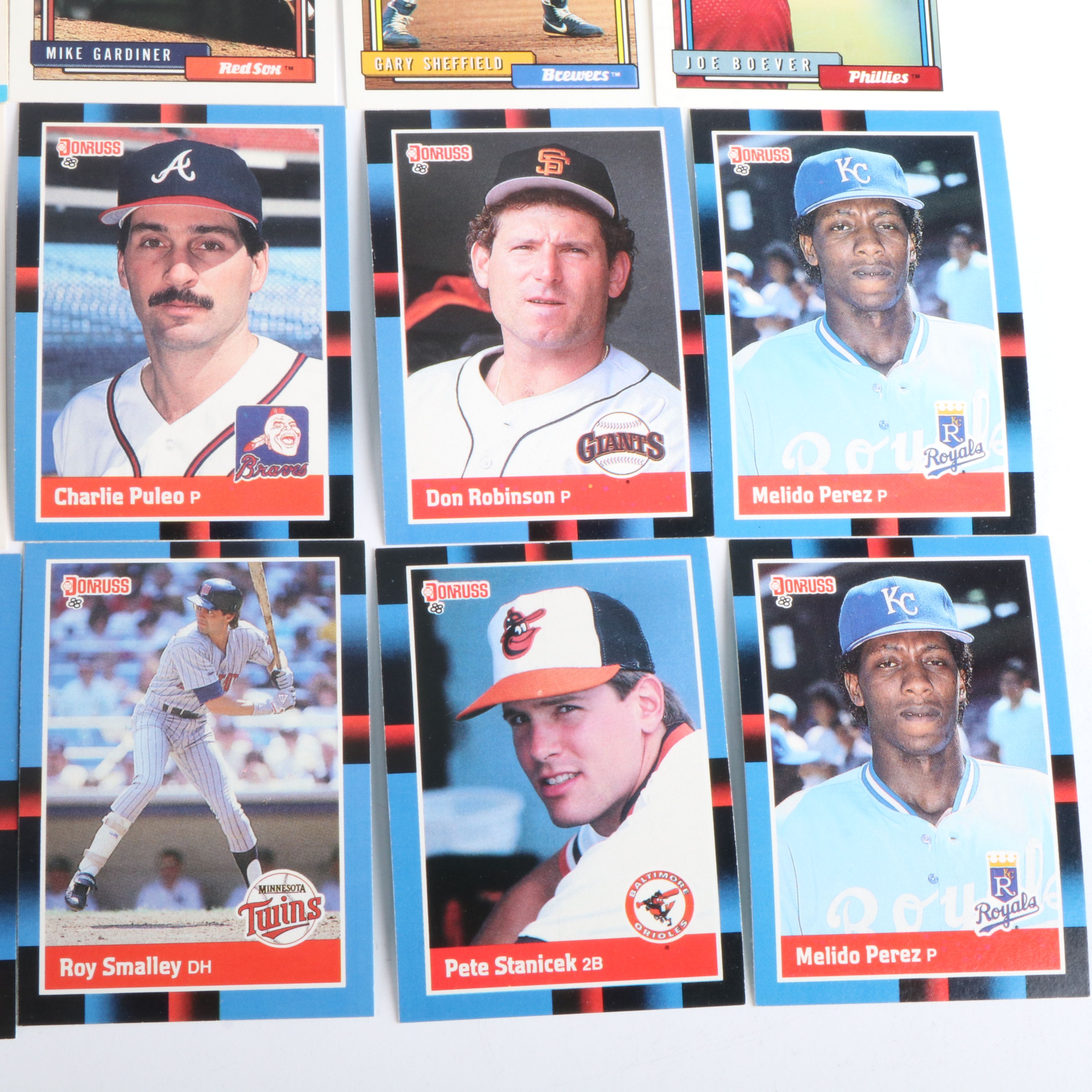 Nearly 9,000 Topps, Donruss, and Fleer Baseball Cards, 1987 to 1992