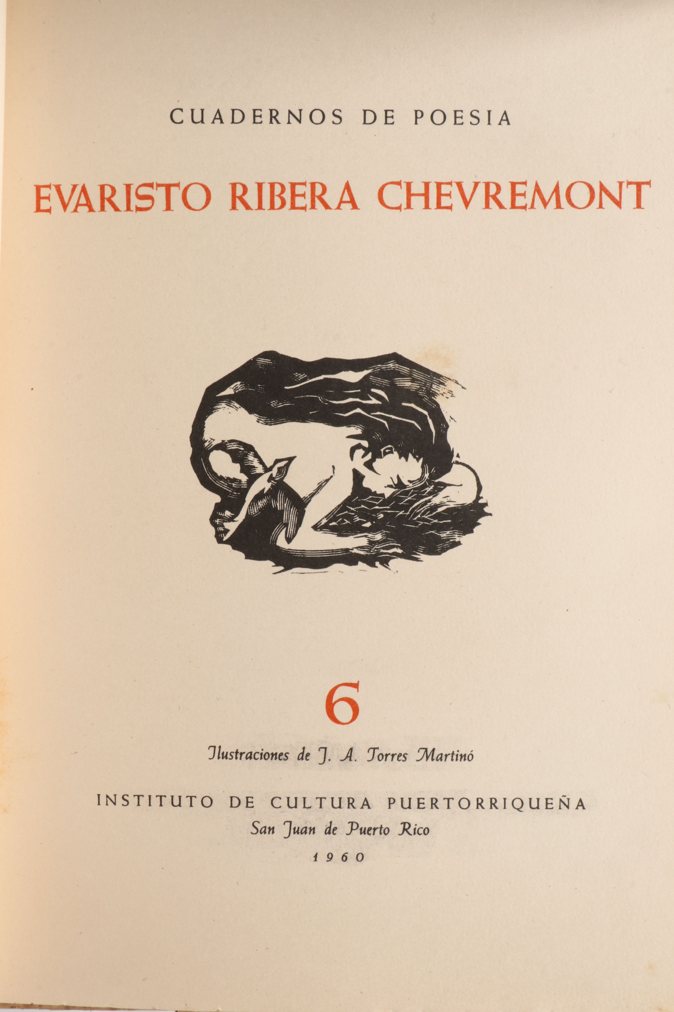 Illustrated "Evaristo Ribera Chevremont" and "Julia de Burgos" Poetry Books