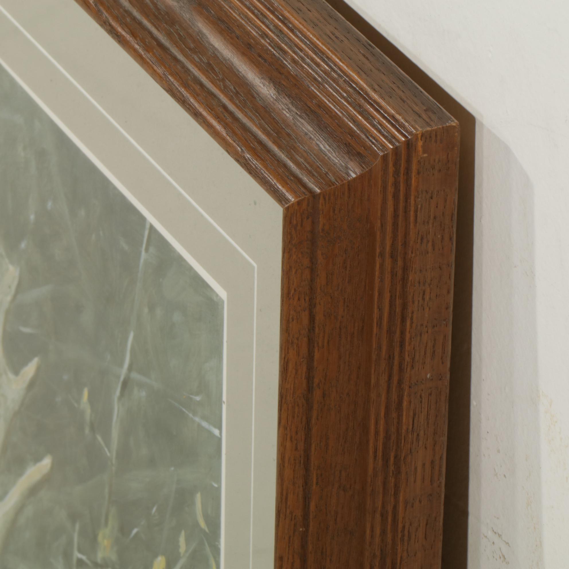 Robert Bateman Offset Lithograph "The Challenge - Bull Moose"