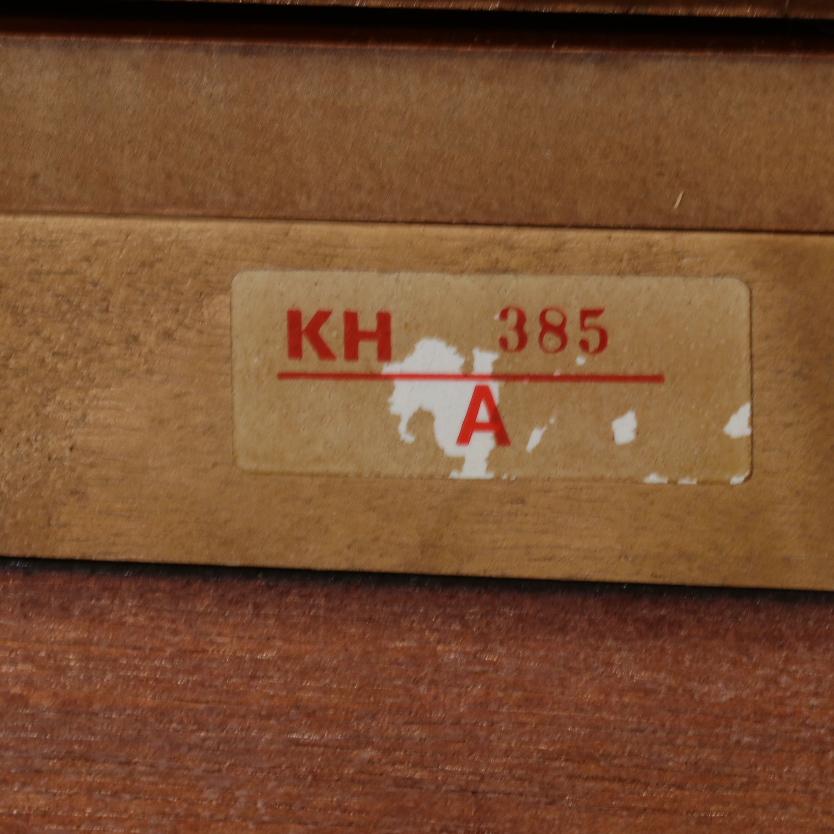 Georgian Style Cherry Secretary Desk and Bookcase, Late 20th Century