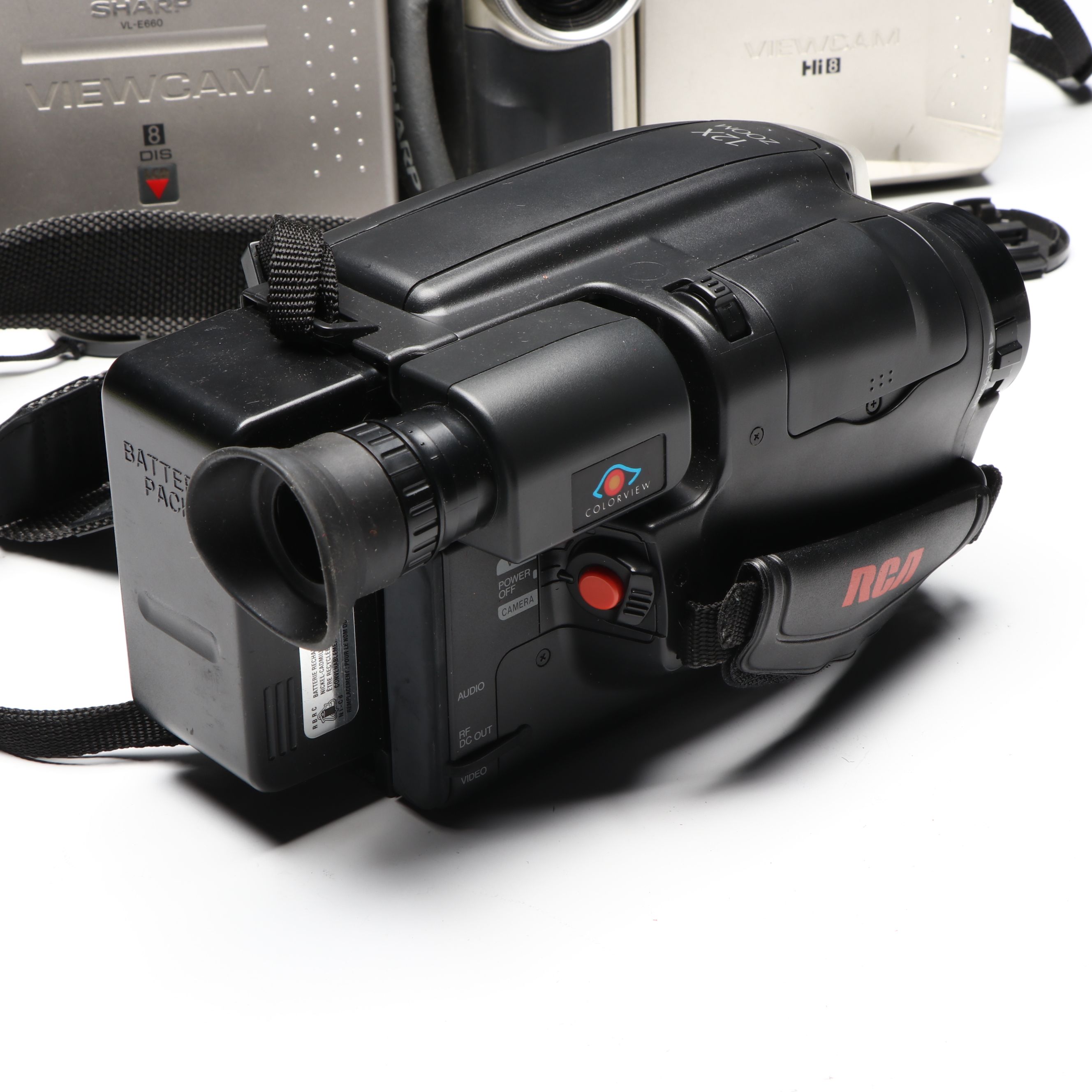 RCA Small Wonder, Sharp Viewcam, and Other Camcorders, Late 20th C.