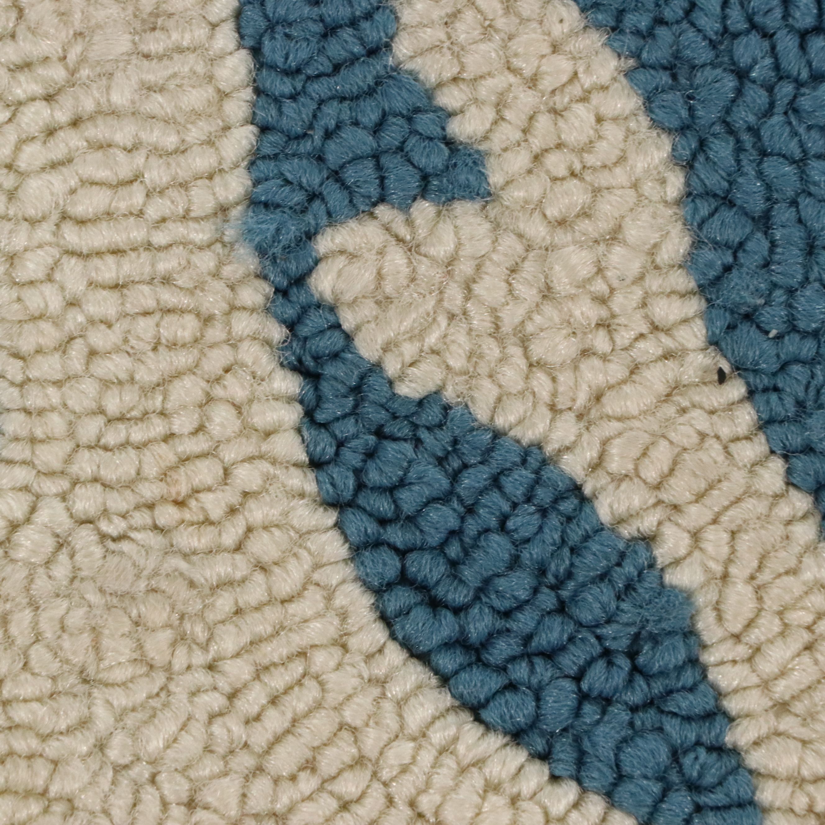 4'11 x 7'6 Machine Made Contemporary Coastal Branch Coral Area Rug