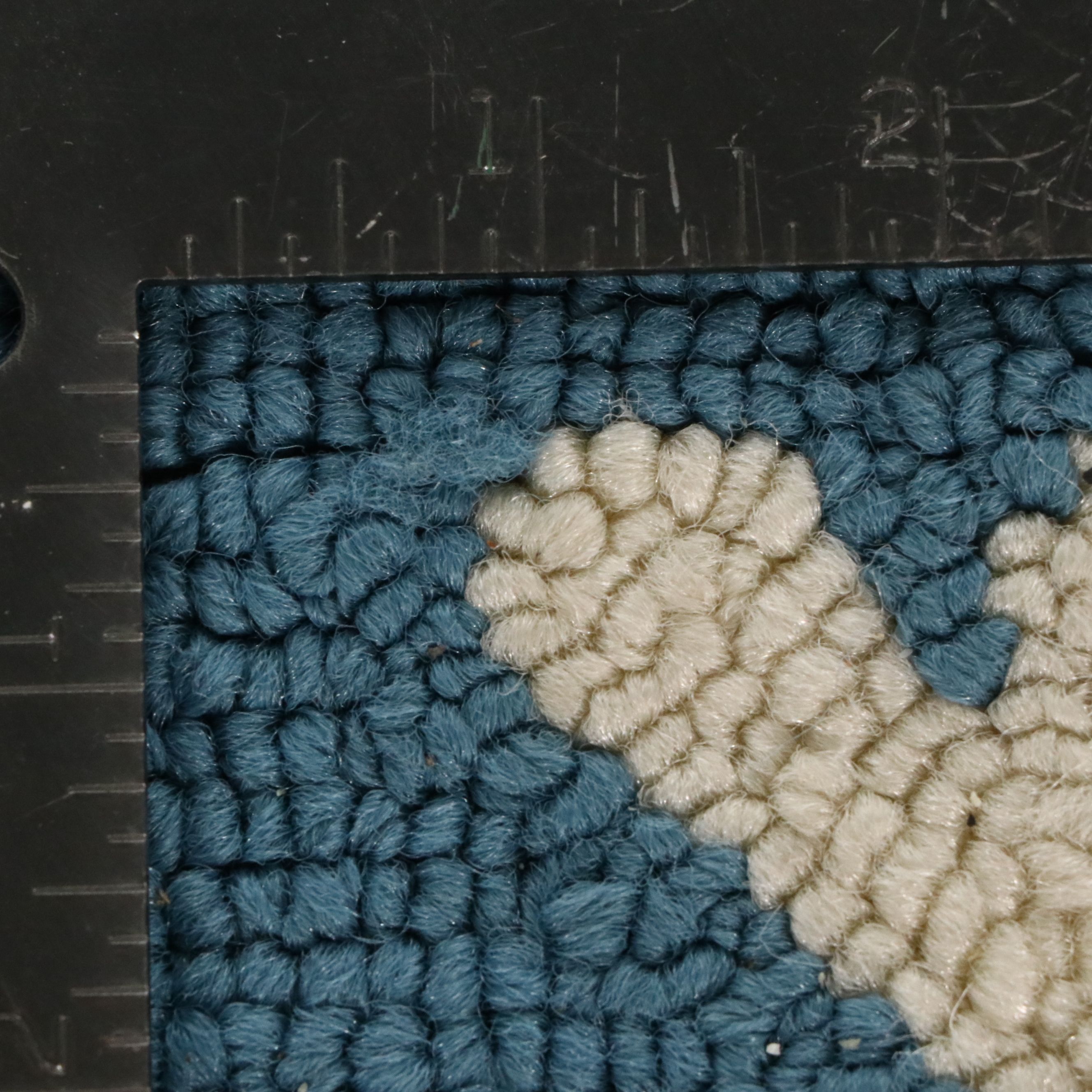 4'11 x 7'6 Machine Made Contemporary Coastal Branch Coral Area Rug