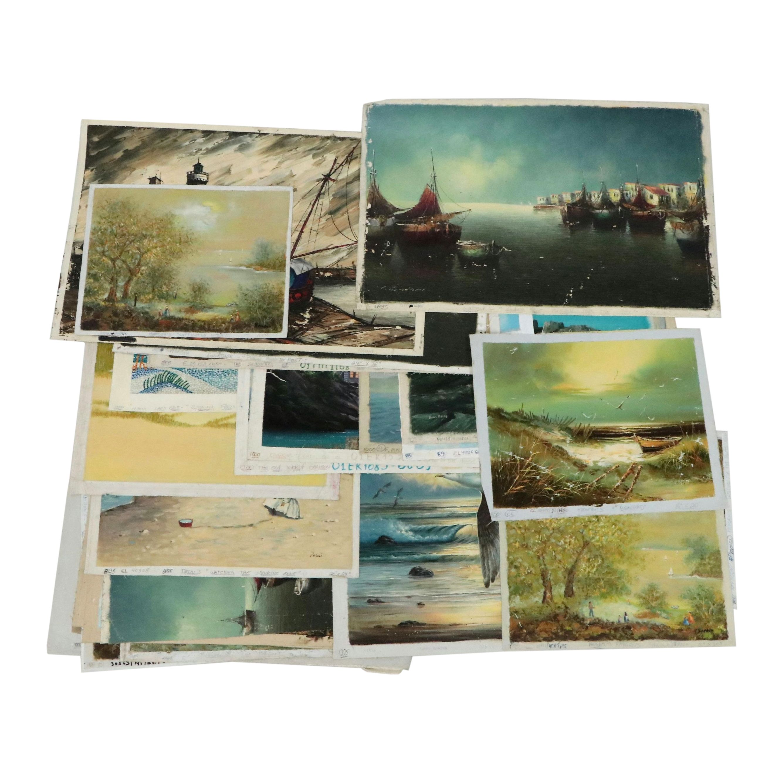 Uncommon Discoveries: Beach and Maritime Scenes on Canvas