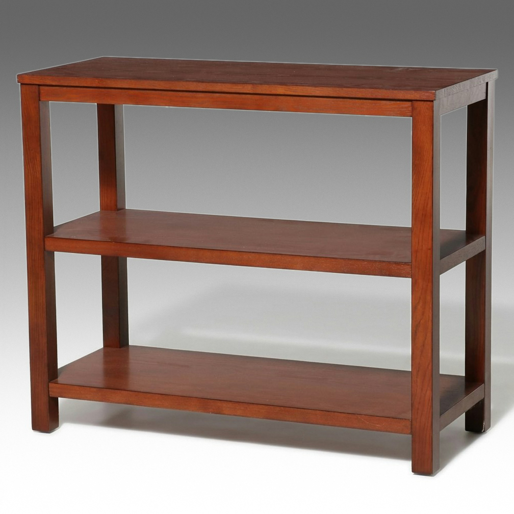 Office Star Products Morgan Collection Cherry Finish Console Bookcase