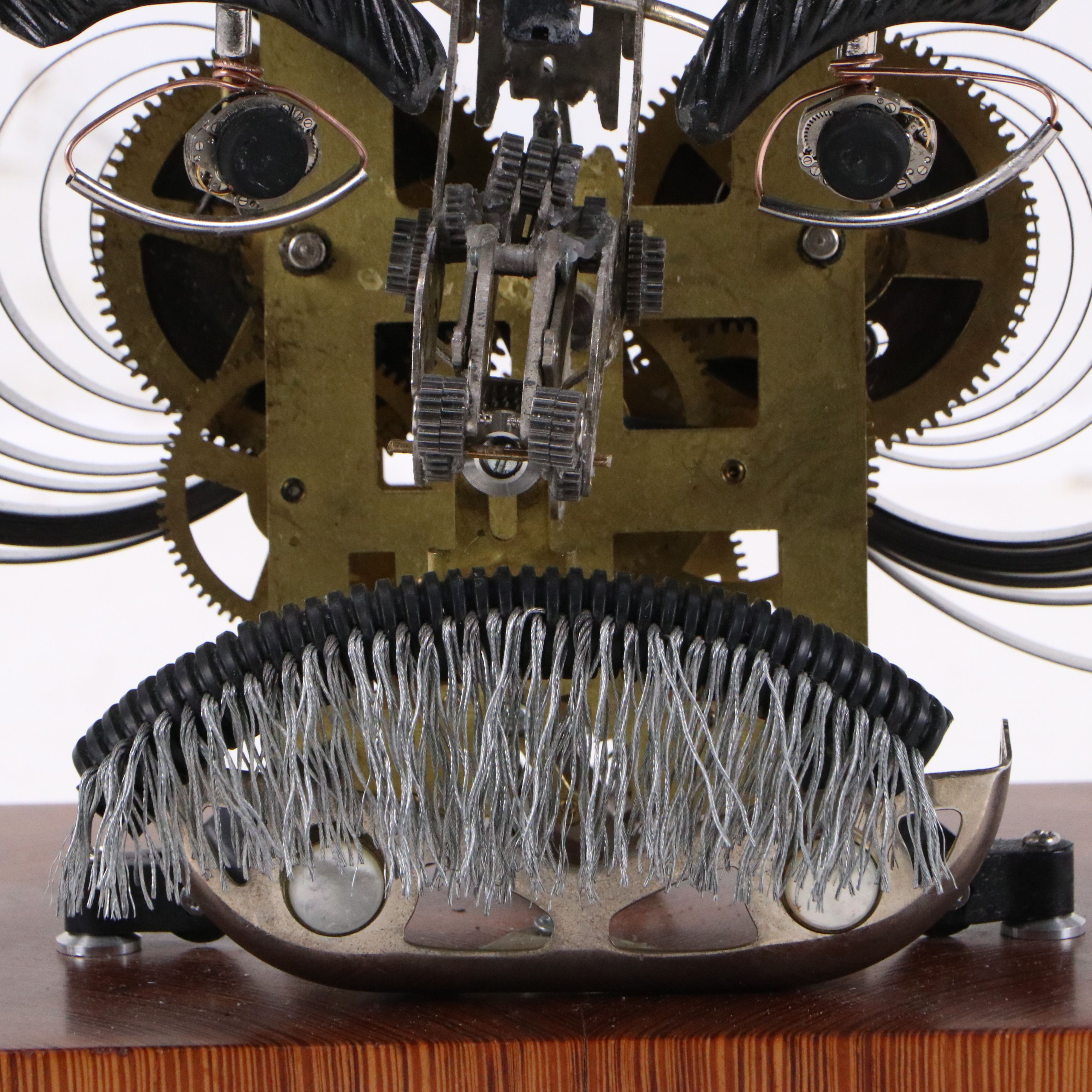 Mark Altman Mixed Media Sculpture "Steampunk Albert Einstein," 21st Century
