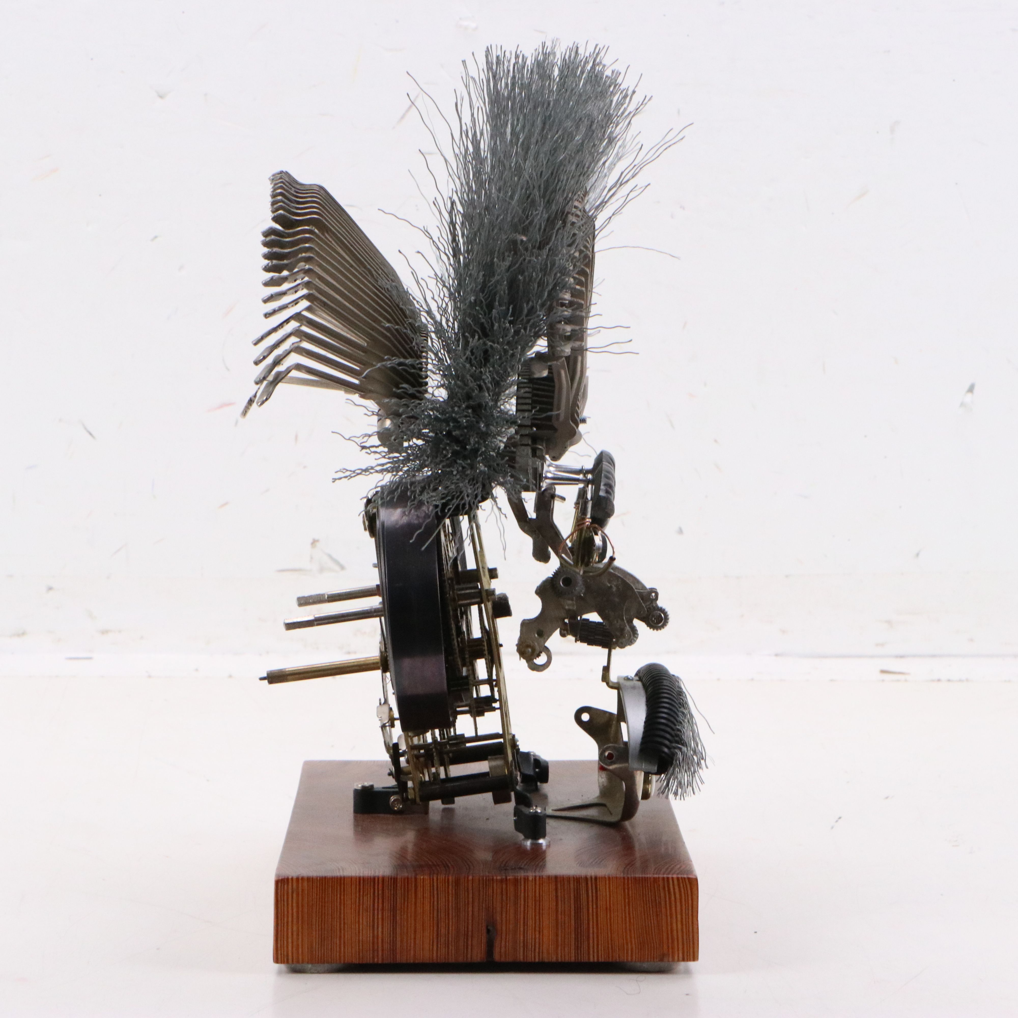 Mark Altman Mixed Media Sculpture "Steampunk Albert Einstein," 21st Century