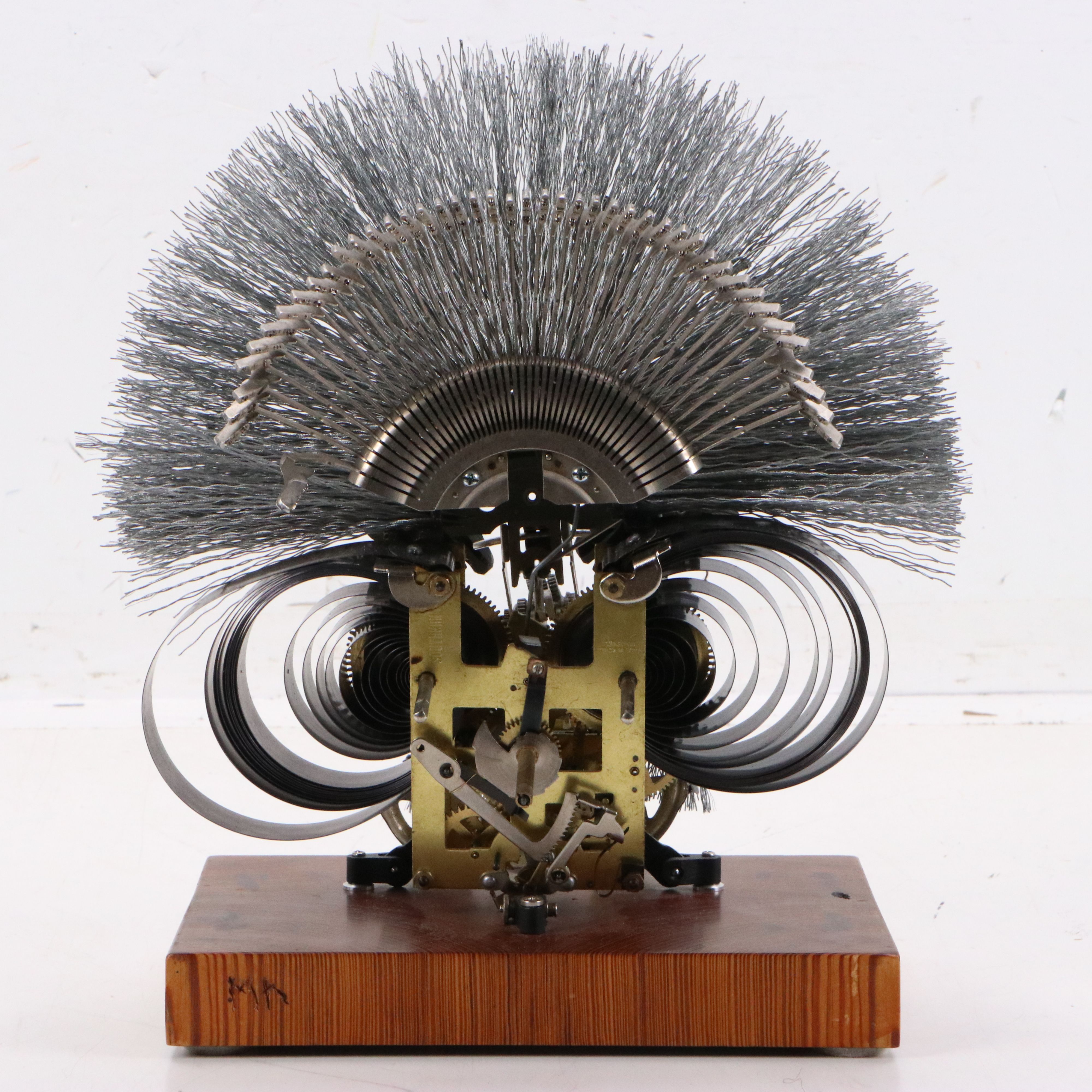 Mark Altman Mixed Media Sculpture "Steampunk Albert Einstein," 21st Century