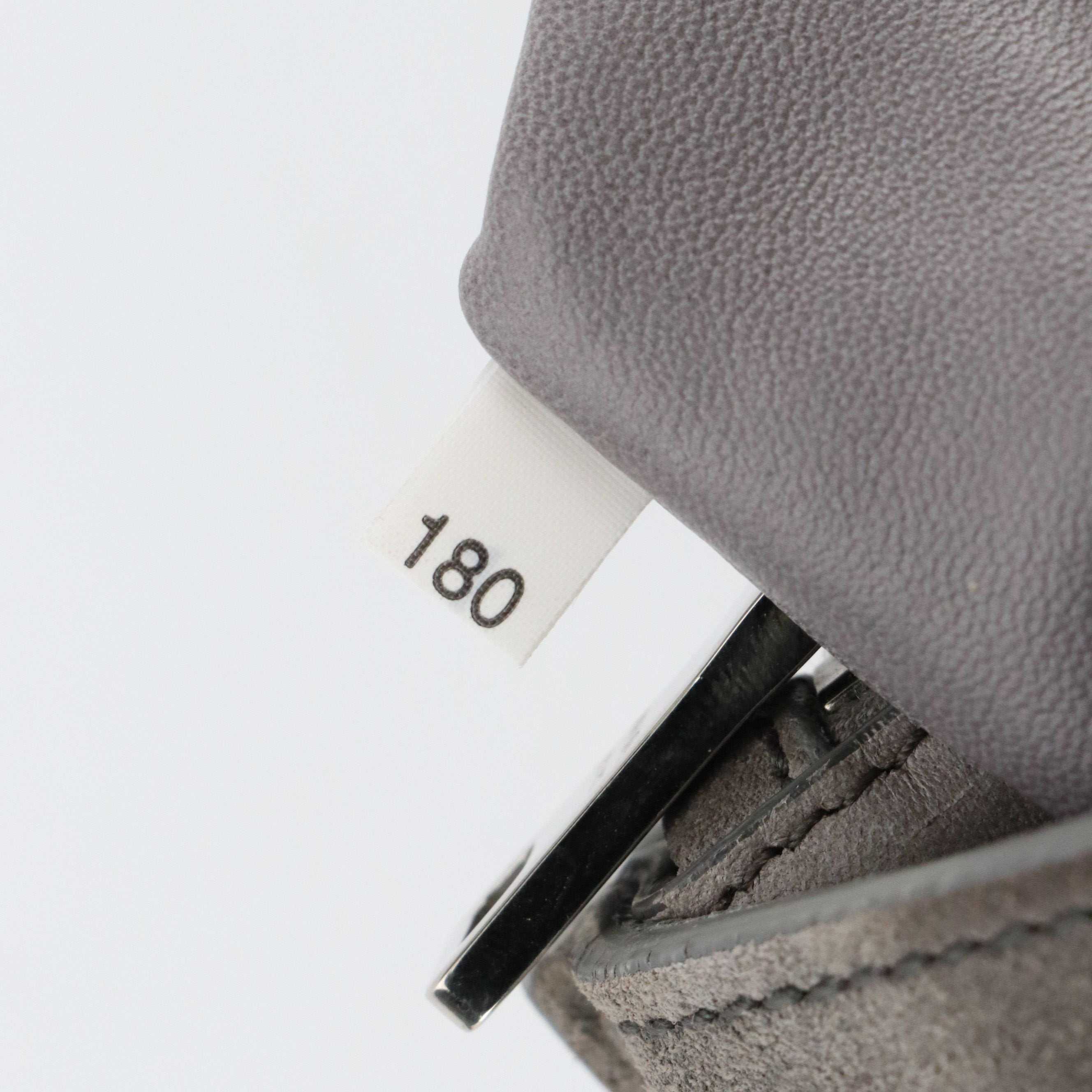 Prada Twin Pocket Top Handle Tote Bag in Embellished Grey Suede