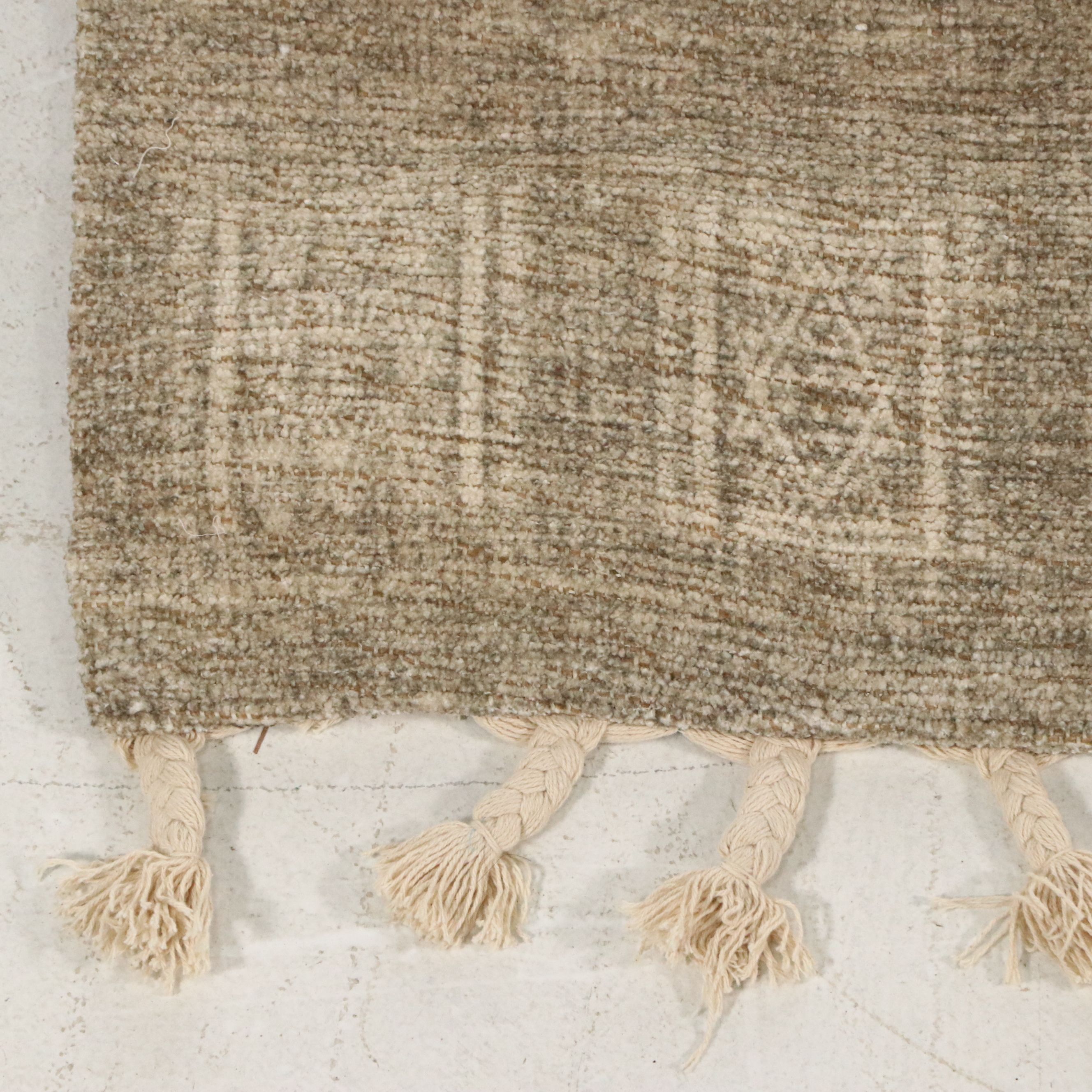 5' x 7'7 Machine Made Threshold x Studio McGee Geometric Tasseled Area Rug