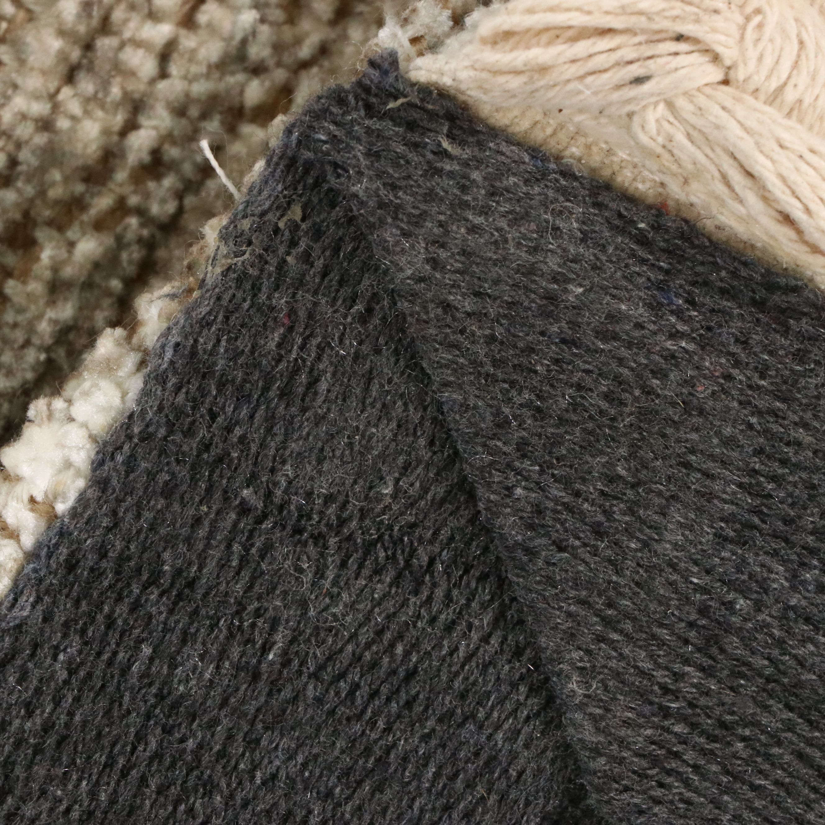 5' x 7'7 Machine Made Threshold x Studio McGee Geometric Tasseled Area Rug