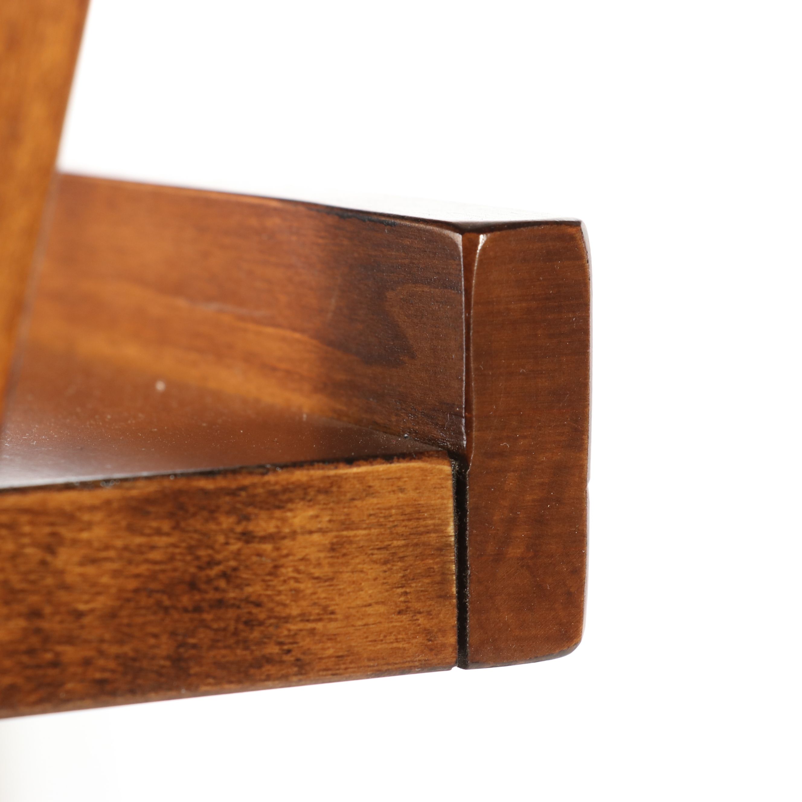 Contemporary Mid-Century Style Leaning Ladder Bookshelf, 21st Century