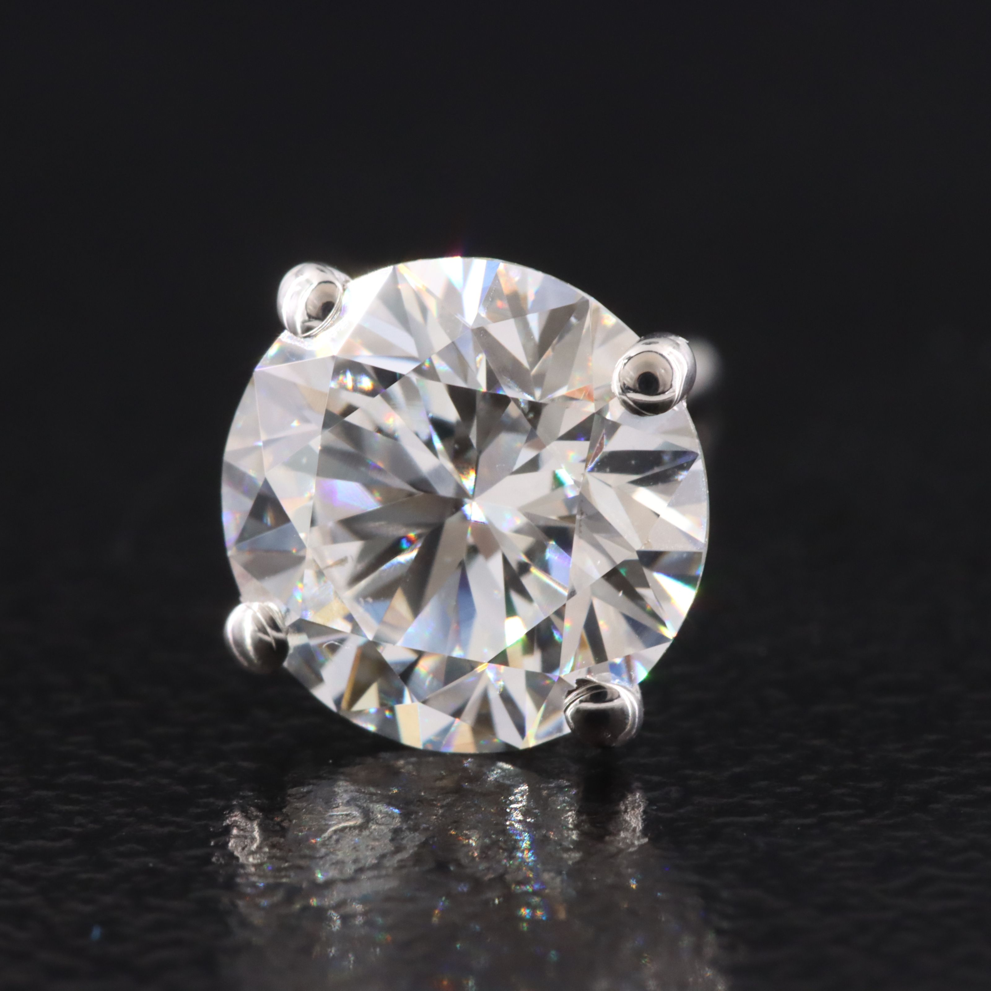 3.11 CTW Lab Grown Diamond Stud Earrings with IGI Jewelry Report