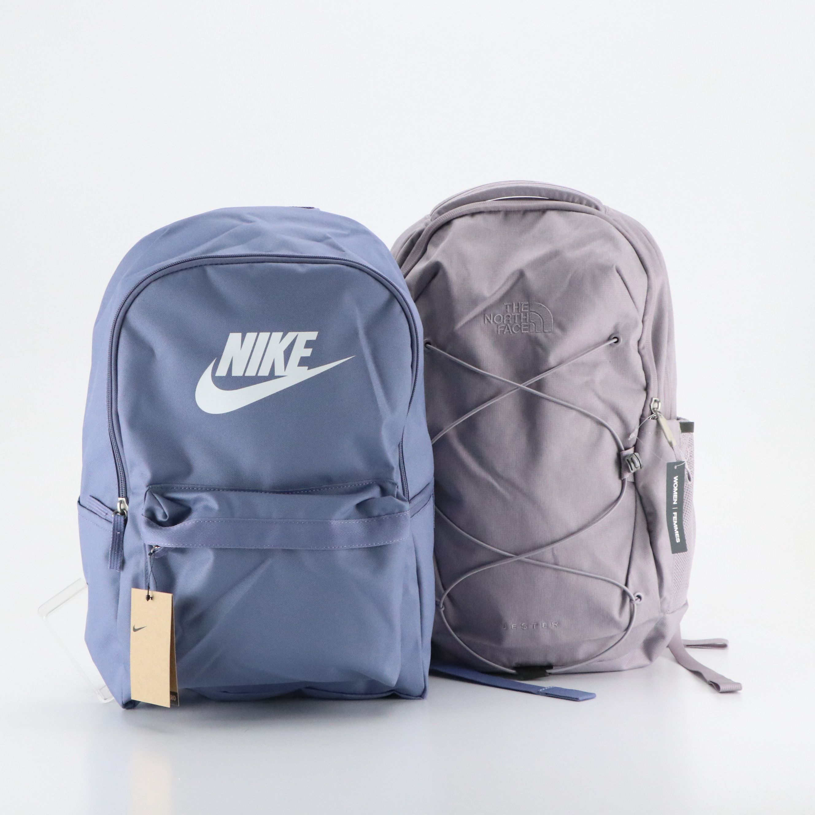 The North Face Jester Everyday Laptop Backpack and Nike Heritage Backpack W Tags