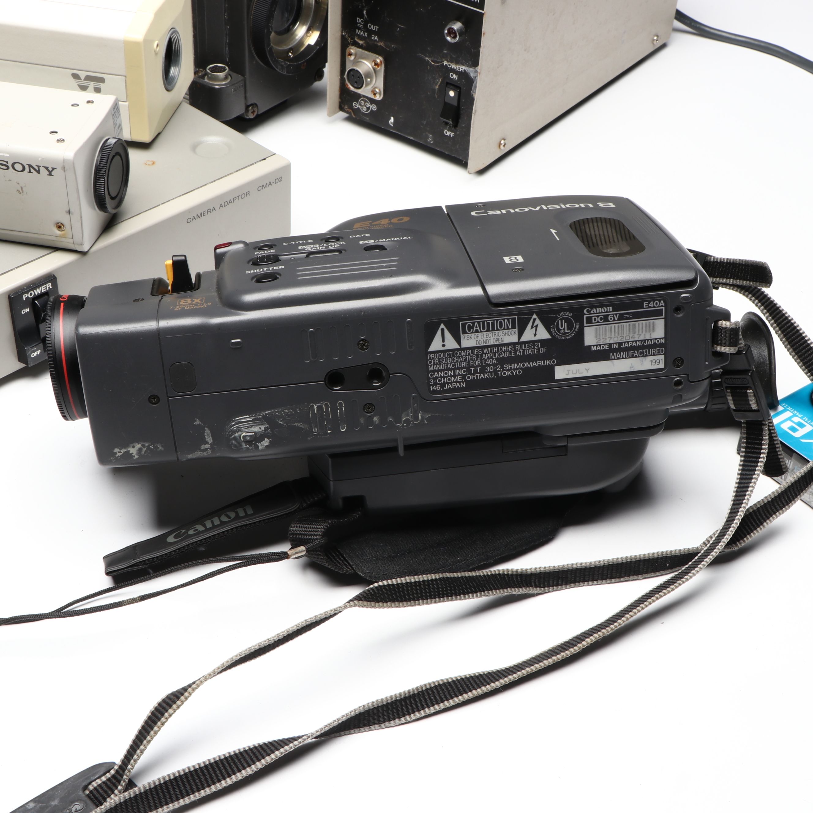 Canon Canovision 8 Camcorder and More Video Camera Equipment